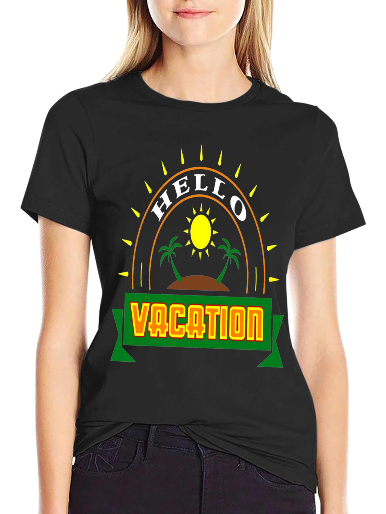 Hello Vacation Graphic Tee