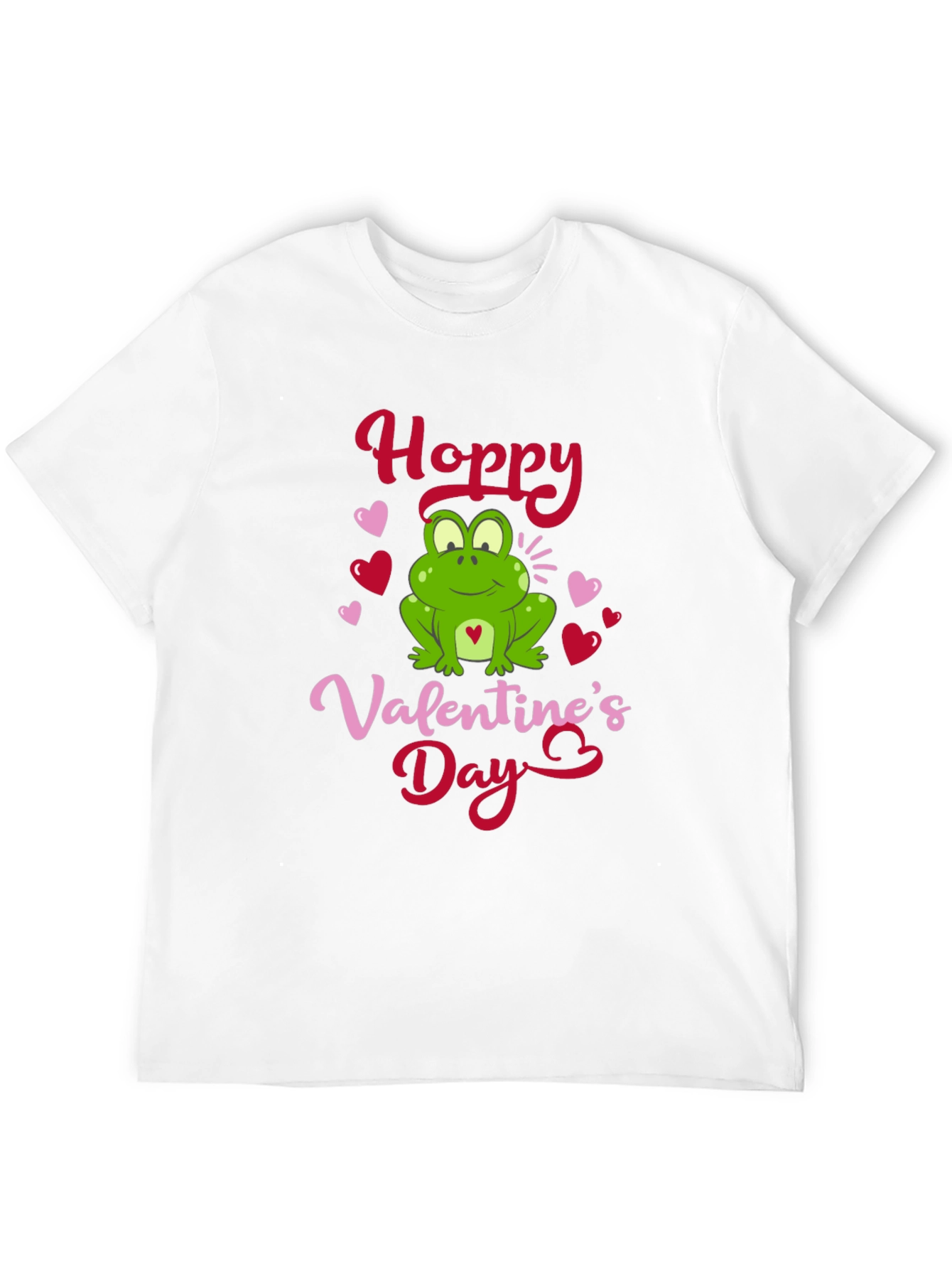 Hoppy Valentines Day Frog Graphic T-Shirt