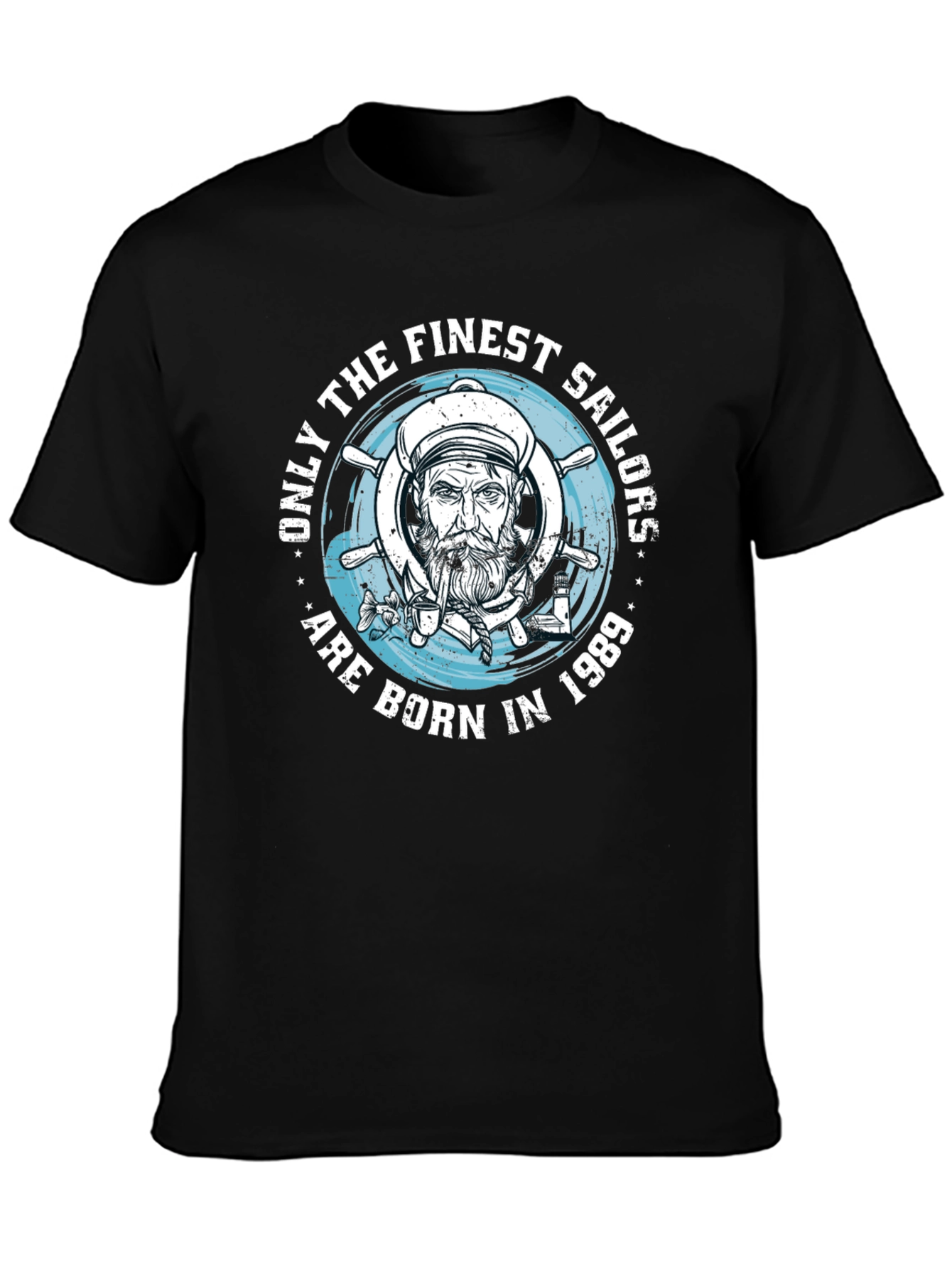 Finest Sailors 1989 Black Graphic T-Shirt