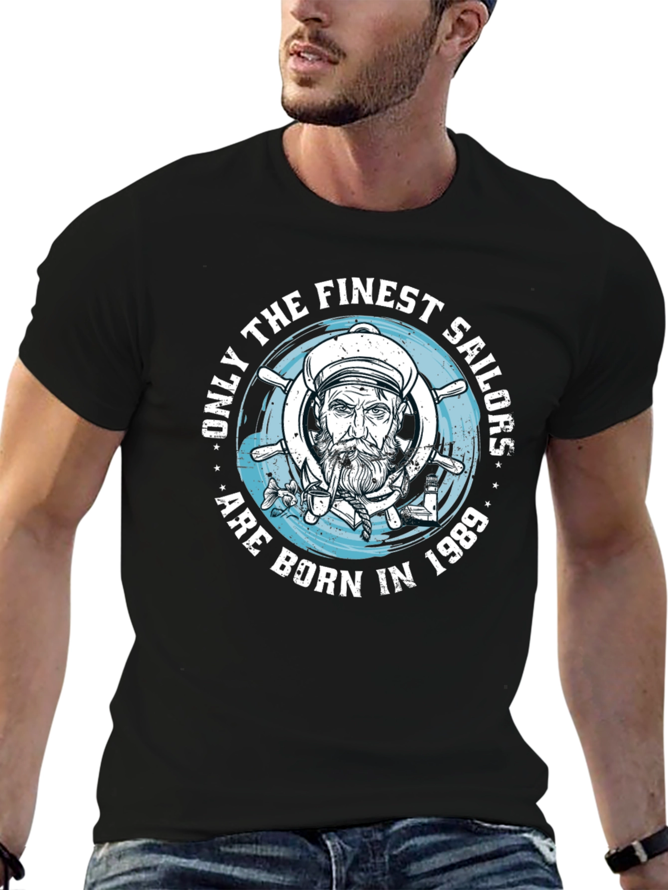 Finest Sailors 1989 Black Graphic T-Shirt