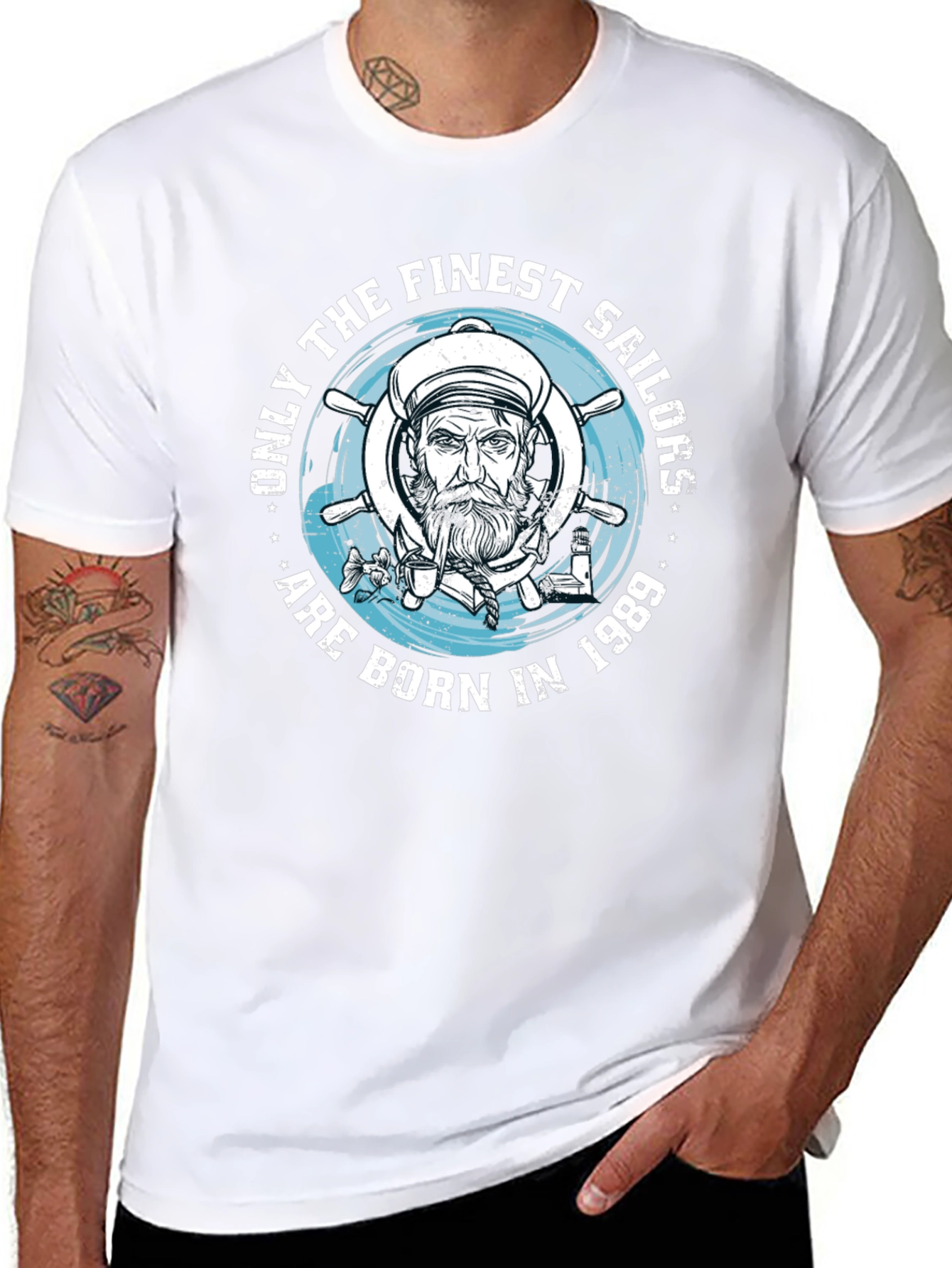 Finest Sailors 1989 Black Graphic T-Shirt