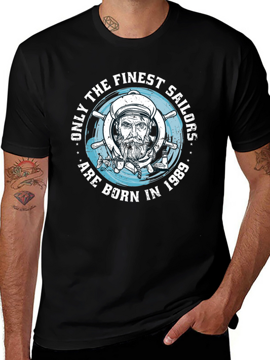 Finest Sailors 1989 Black Graphic T-Shirt