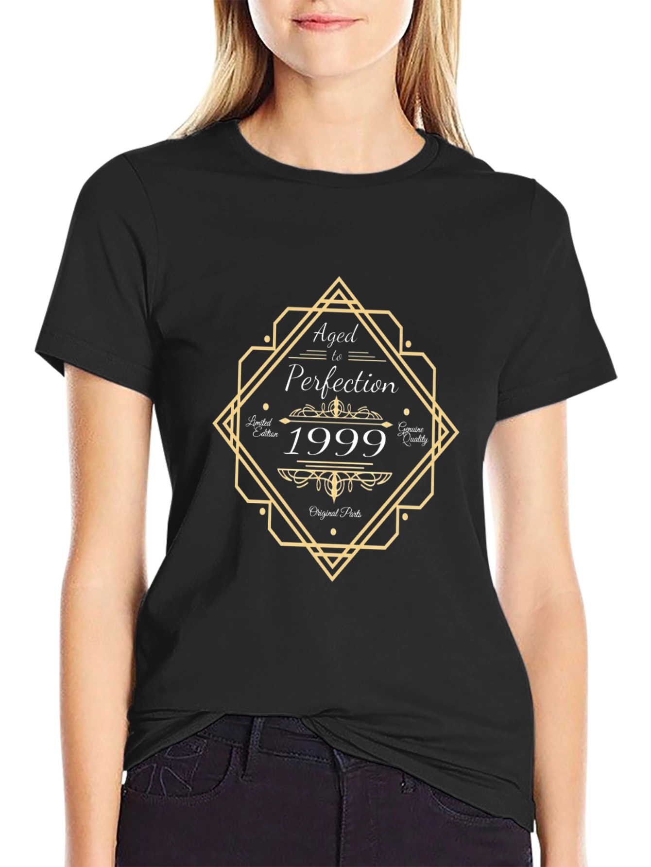 Aged to Perfection 1999 Black T-Shirt