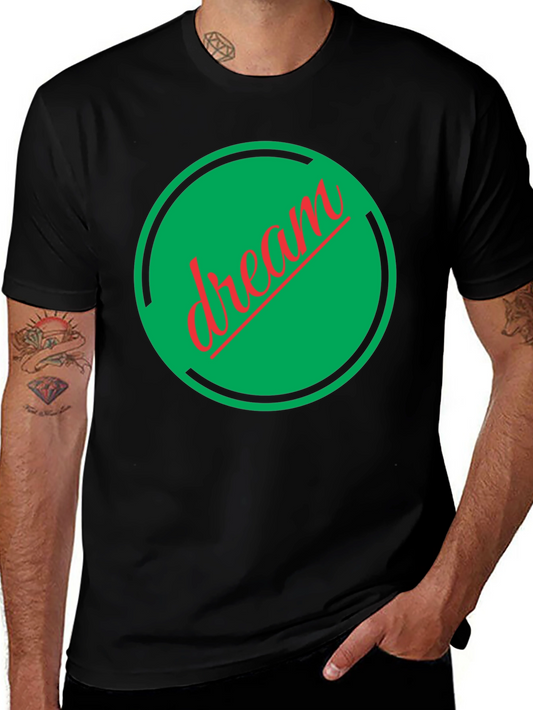 Dream Circle Graphic Tee - Soft Cotton Comfort