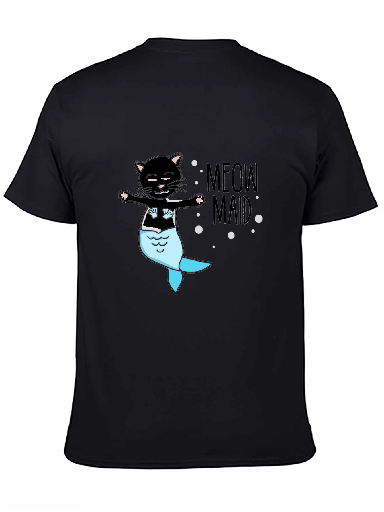 Meow Maid T-Shirt - Cat Mermaid Tee