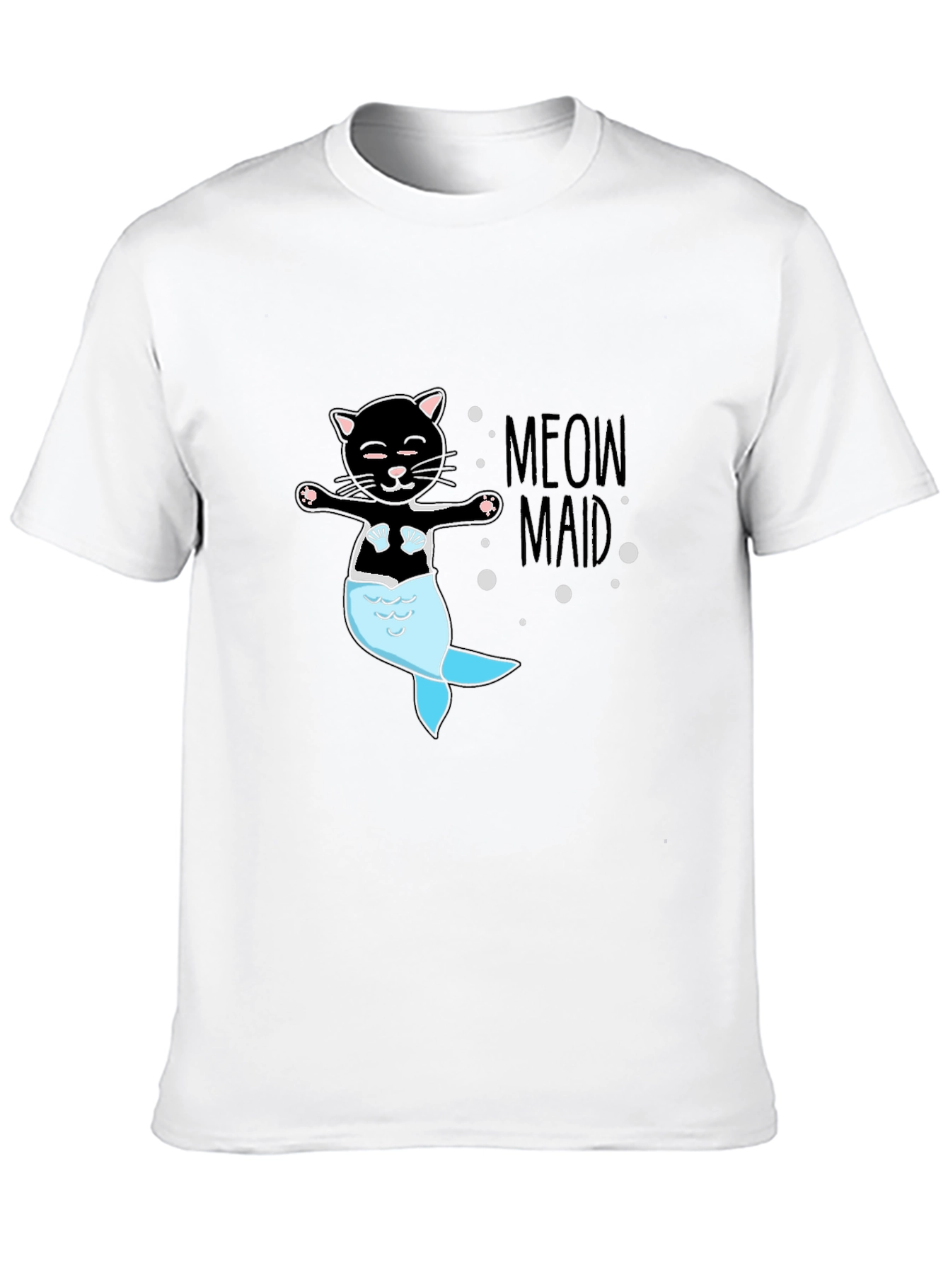 Meow Maid T-Shirt - Cat Mermaid Tee