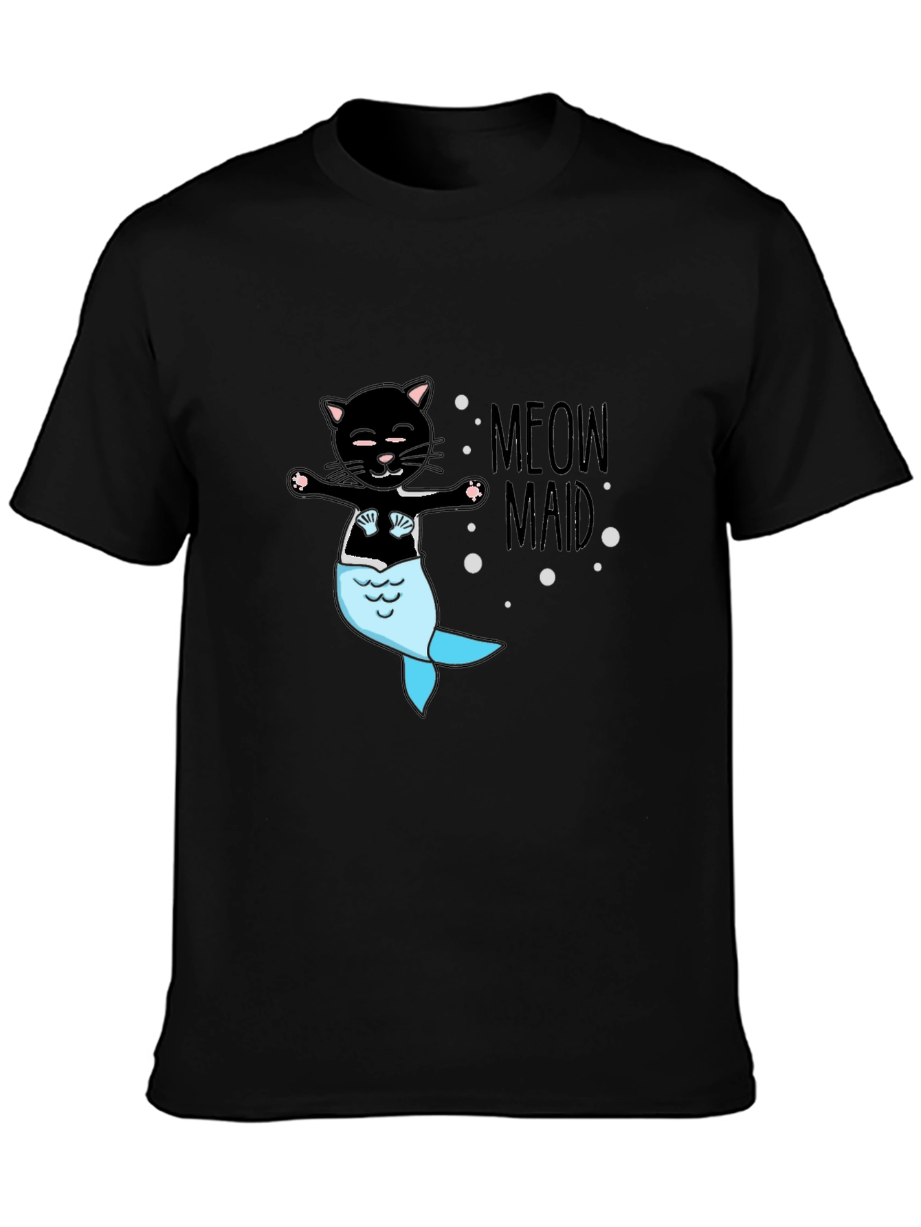 Meow Maid T-Shirt - Cat Mermaid Tee