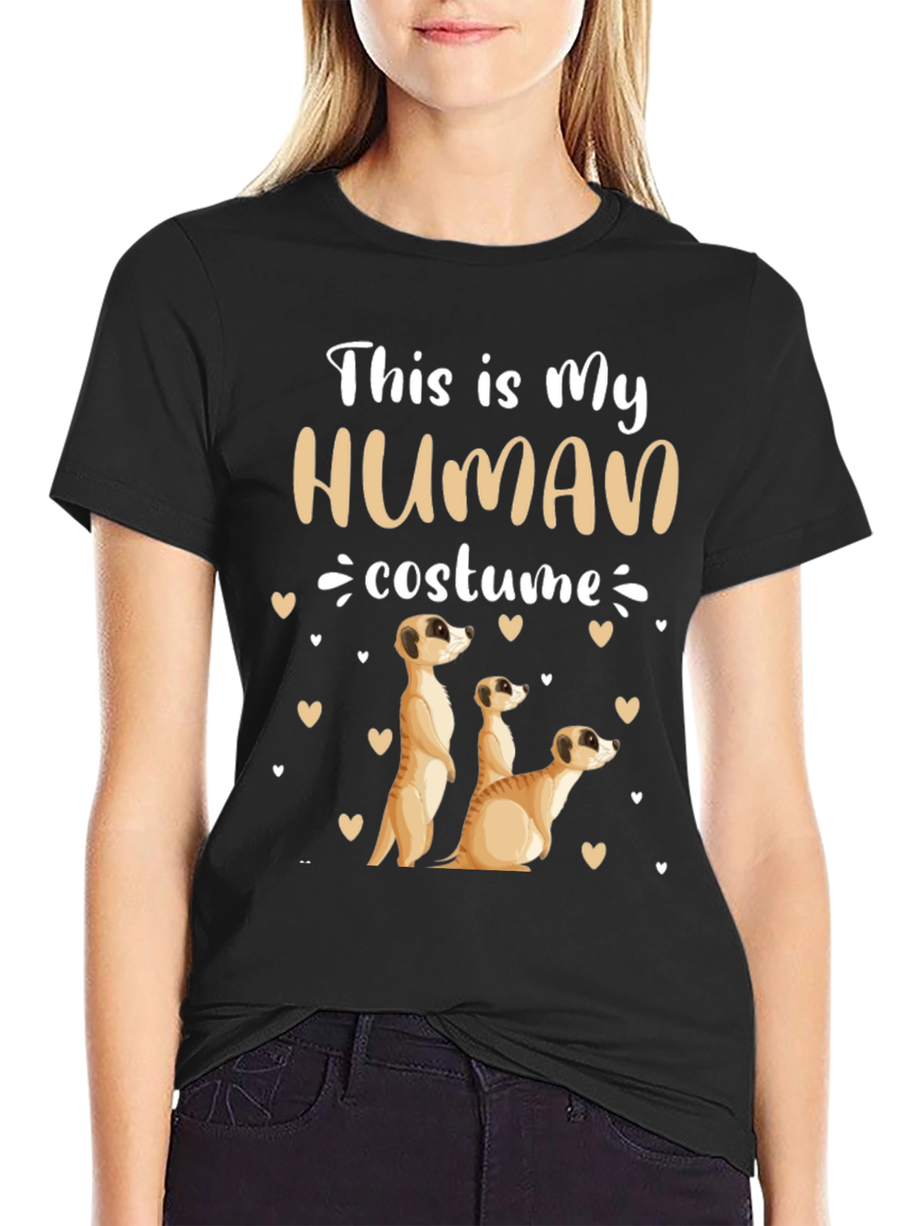 This is My Human Costume Meerkat T-Shirt