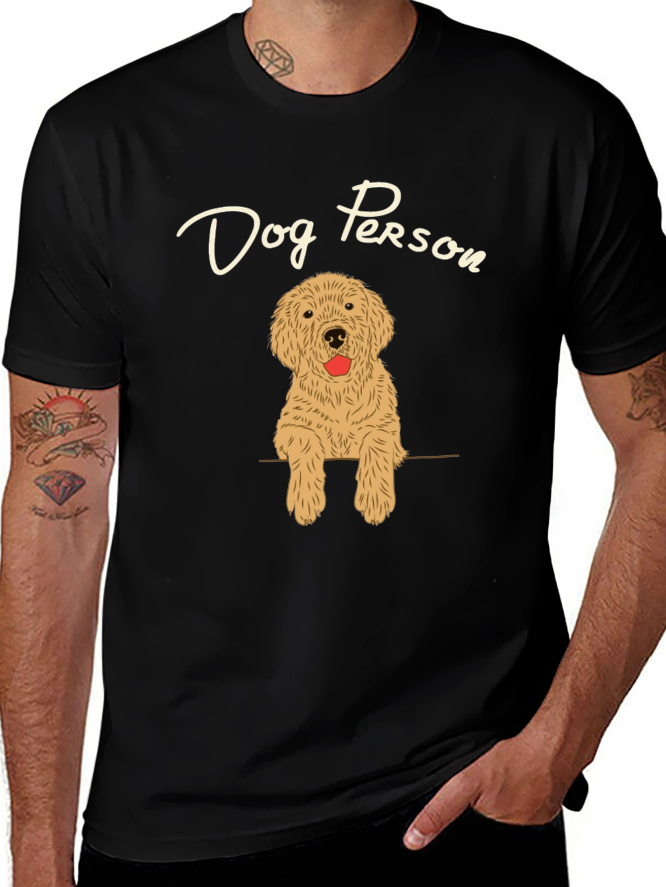 Dog Person T-Shirt - Cute Golden Doodle Tee