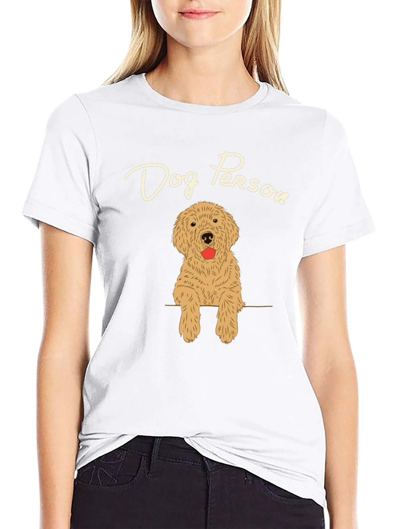 Dog Person T-Shirt - Cute Golden Doodle Tee