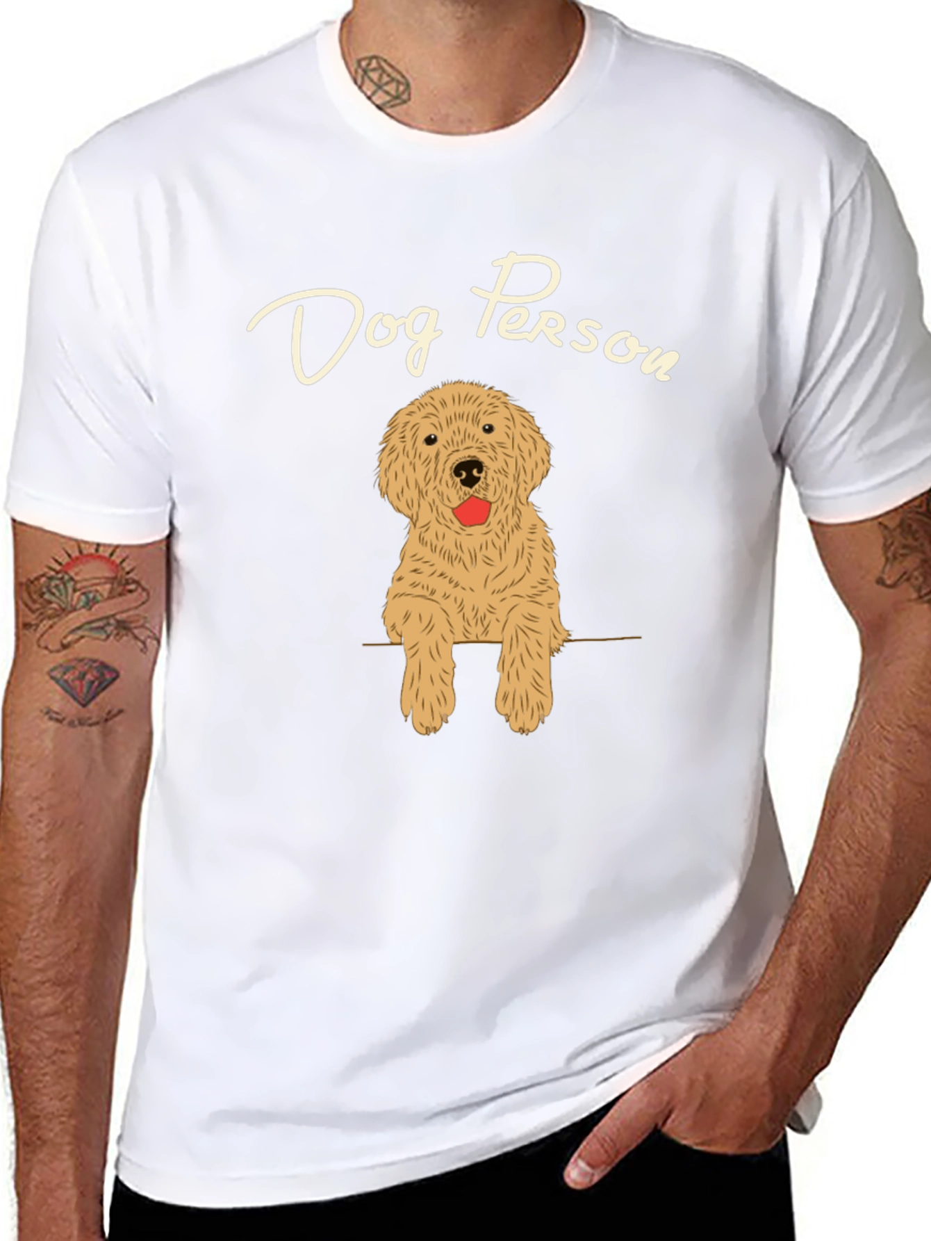 Dog Person T-Shirt - Cute Golden Doodle Tee