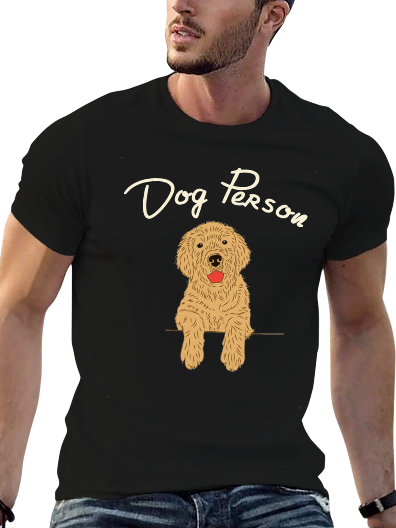 Dog Person T-Shirt - Cute Golden Doodle Tee