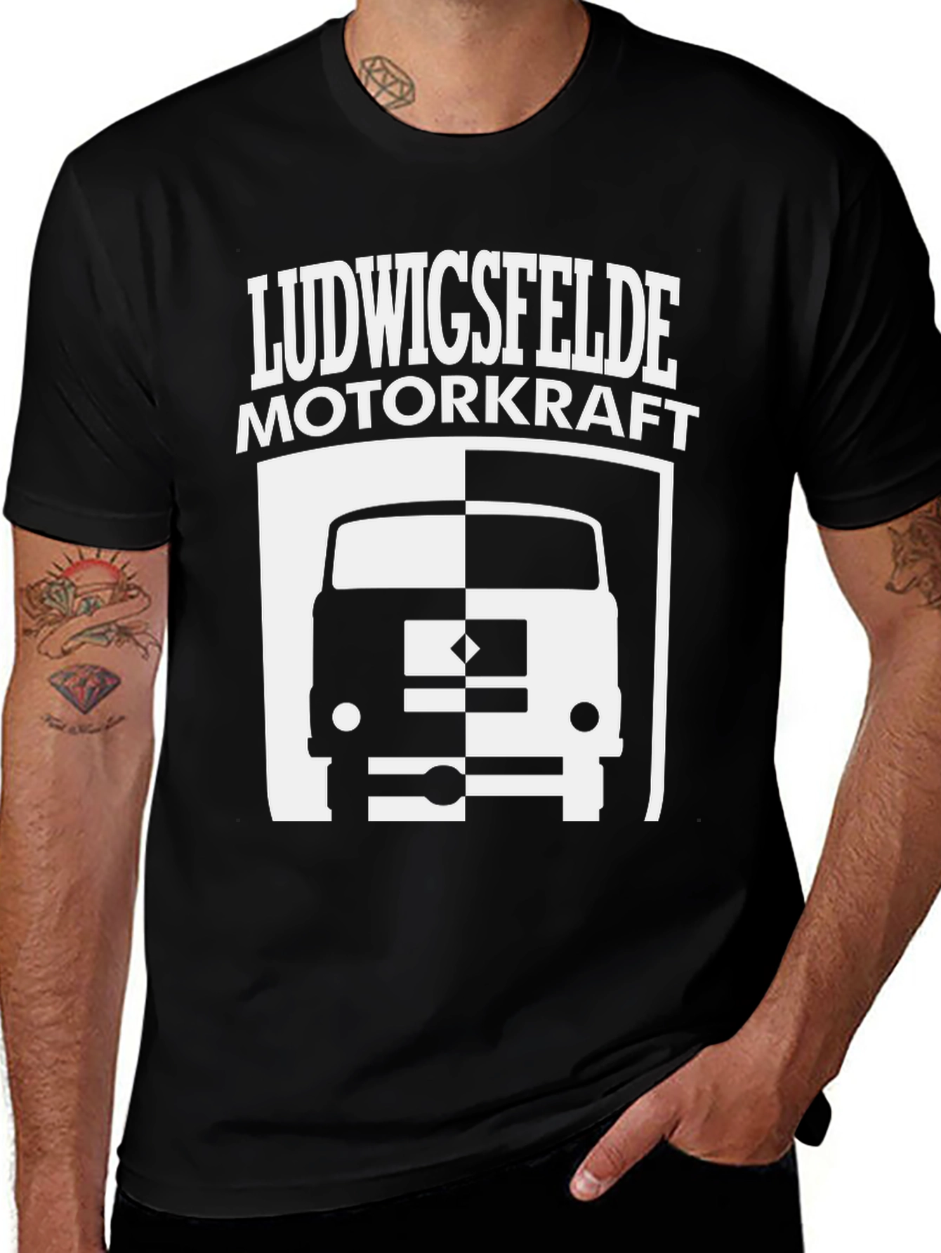 Ludwigsfelde Motorkraft T-Shirt - Black
