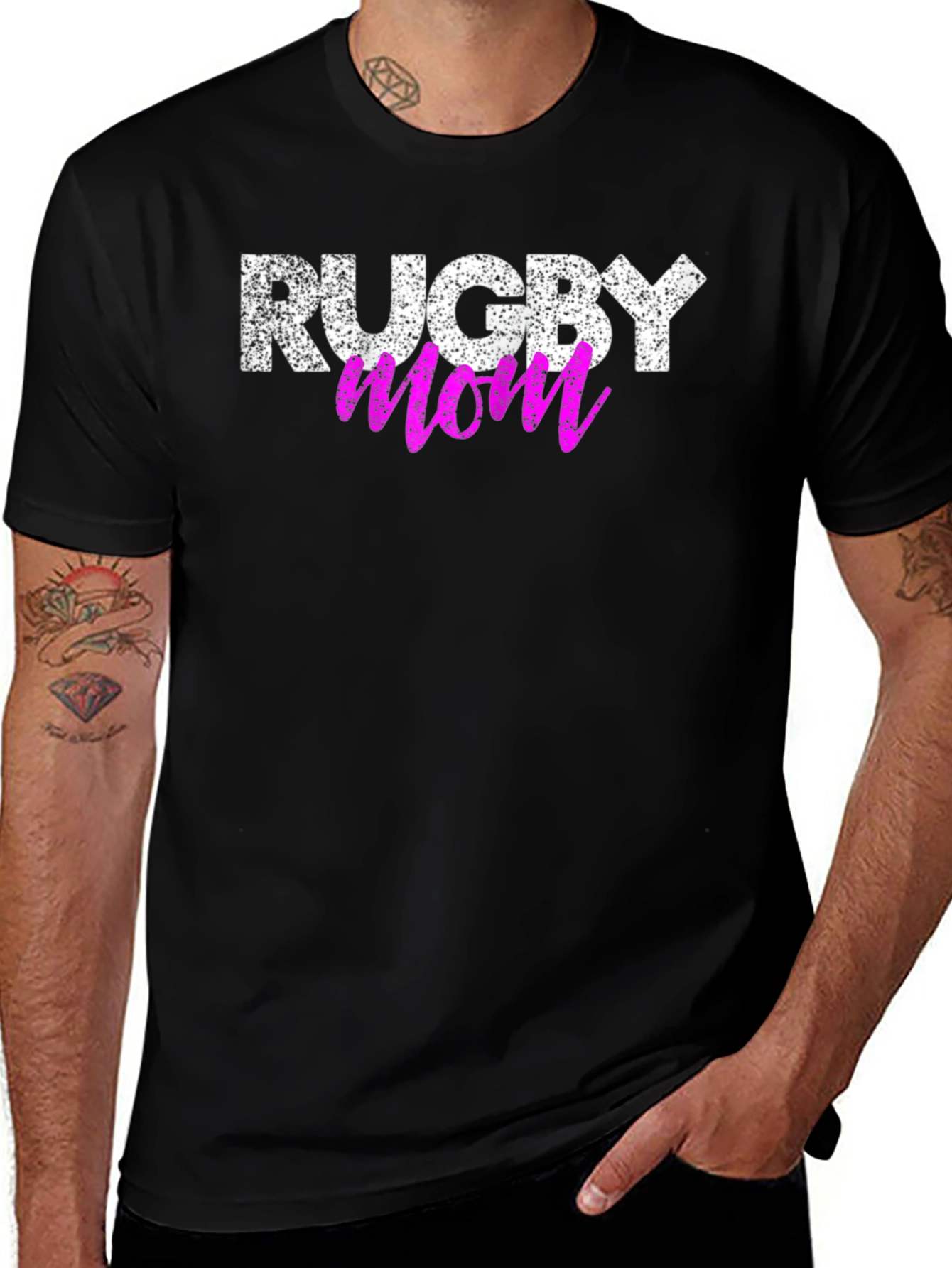 Rugby Mom Graphic Tee - Sporty & Stylish