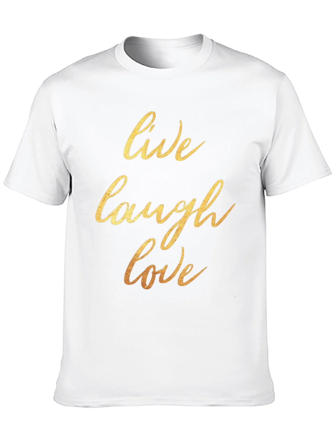 Live Laugh Love Black Graphic Tee