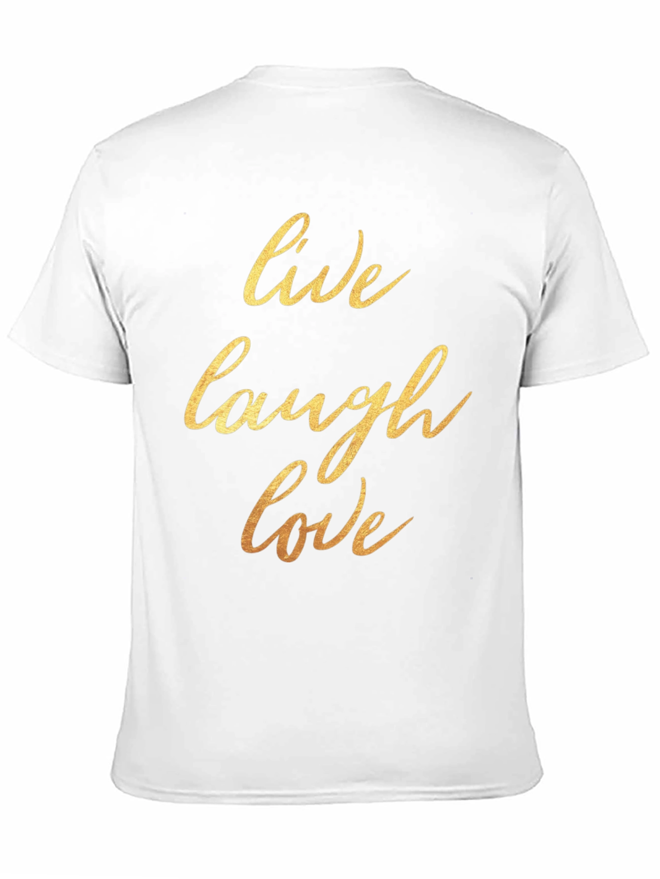 Live Laugh Love Black Graphic Tee