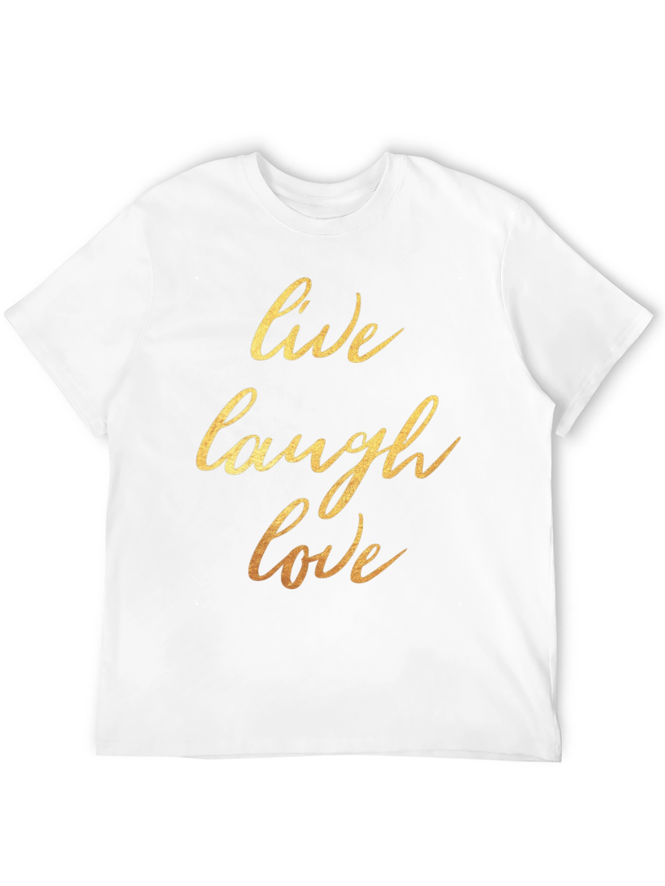 Live Laugh Love Black Graphic Tee