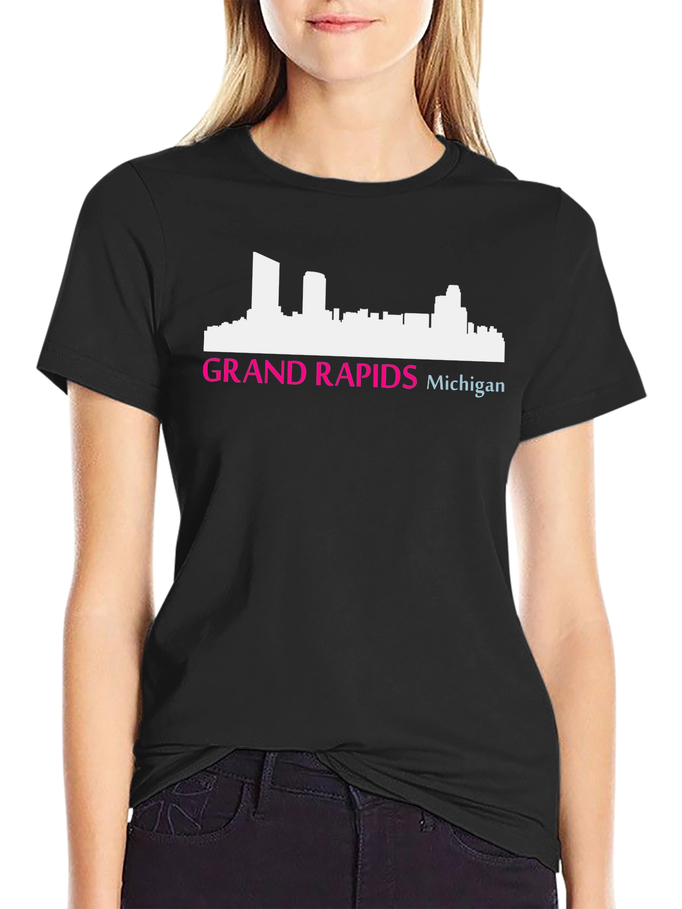 Grand Rapids Michigan Skyline T-Shirt