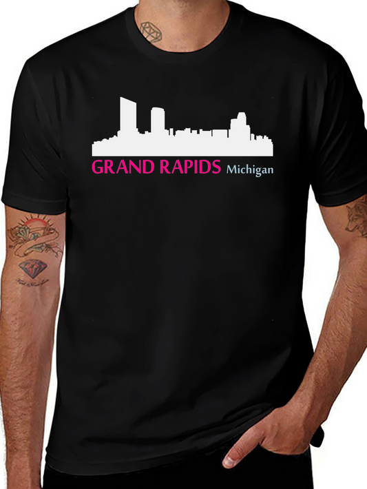Grand Rapids Michigan Skyline T-Shirt