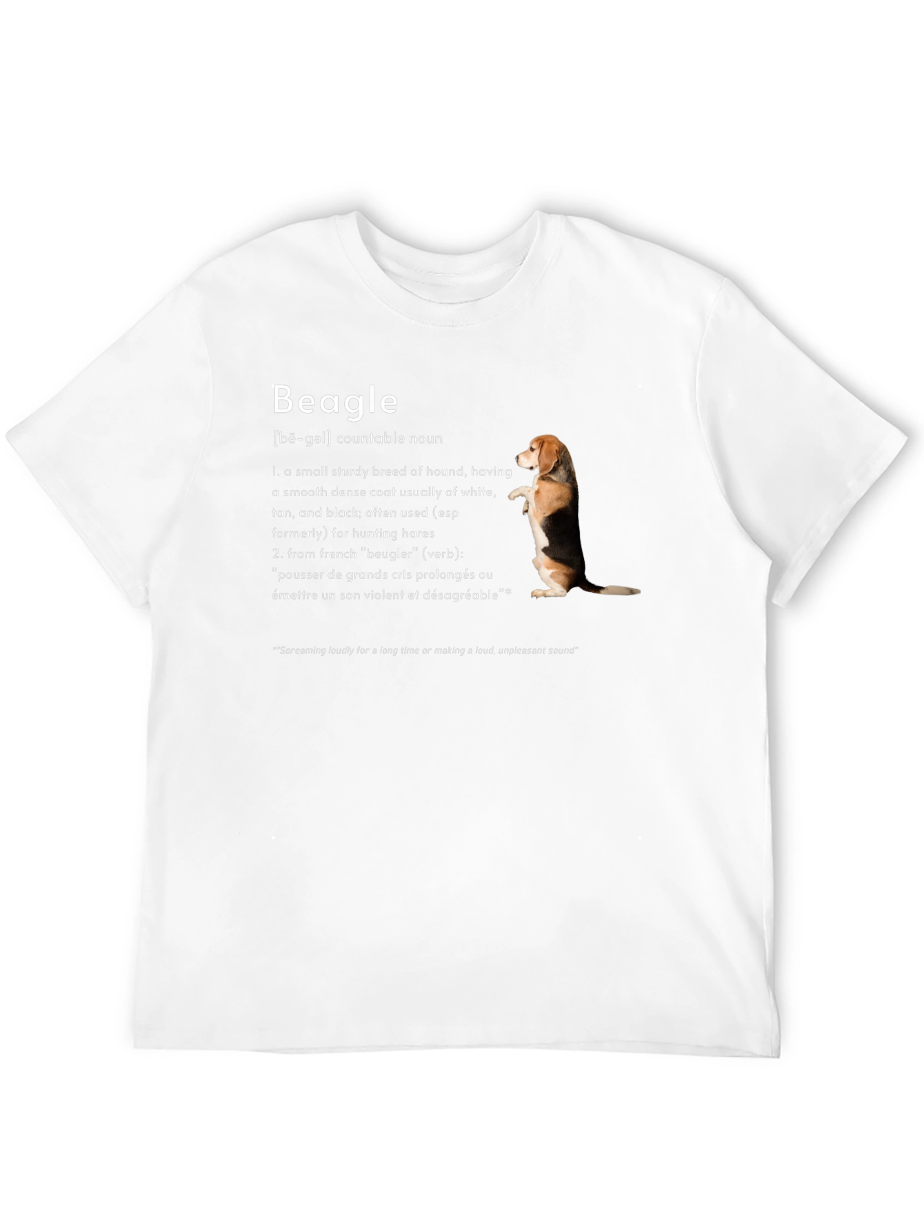 Beagle Definition T-Shirt | Dog Lover Apparel