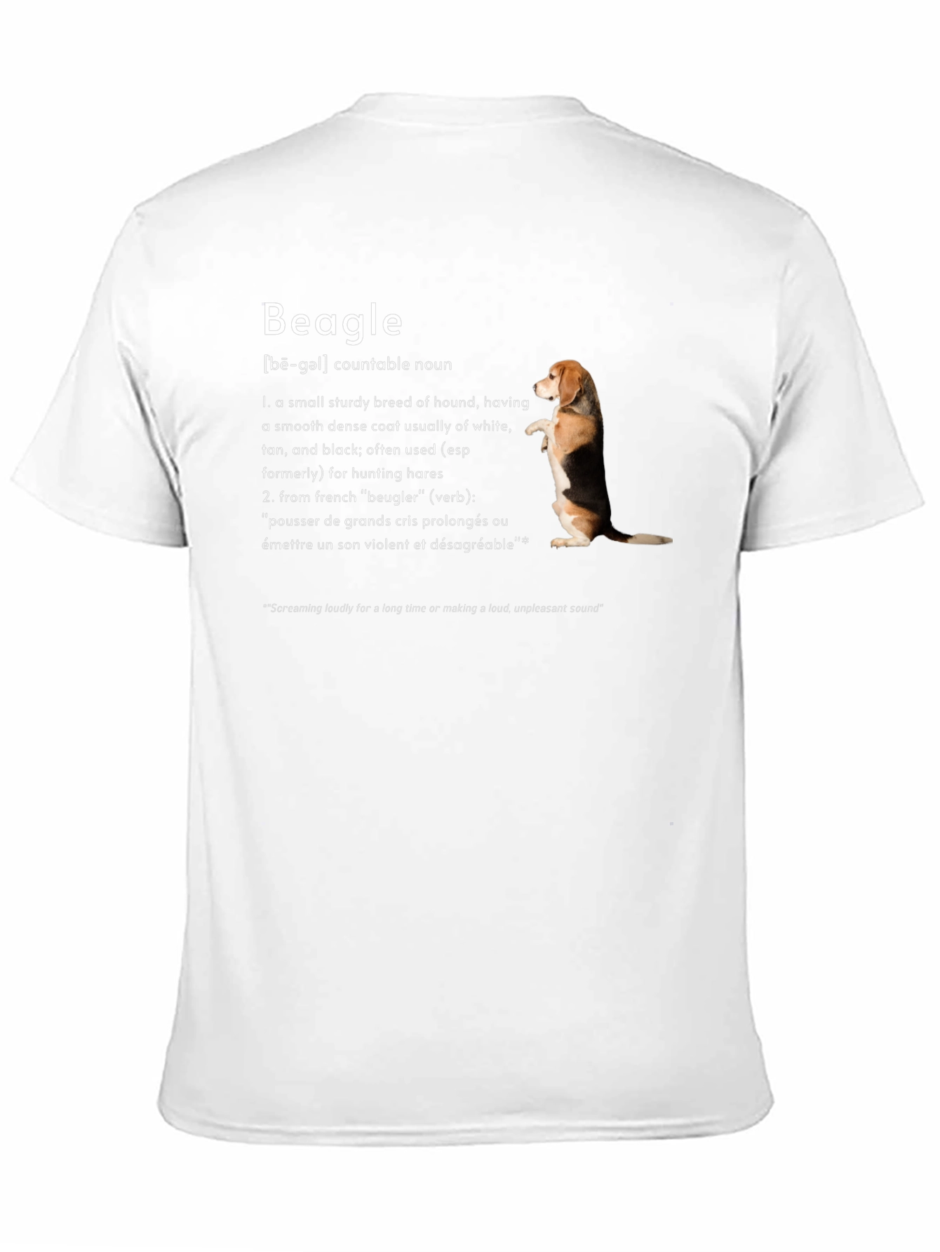 Beagle Definition T-Shirt | Dog Lover Apparel