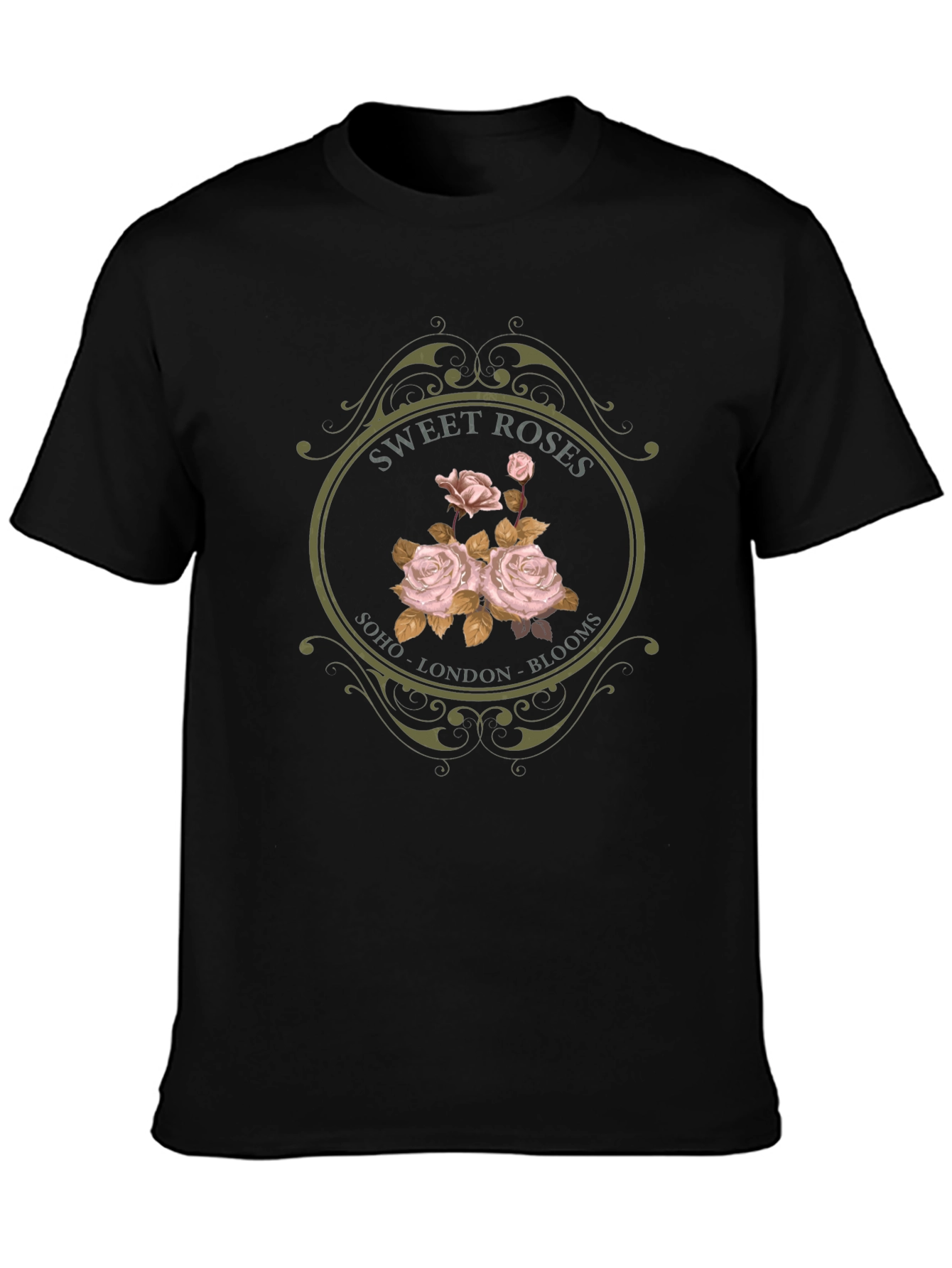 Sweet Roses Graphic T-Shirt - Soho London Blooms