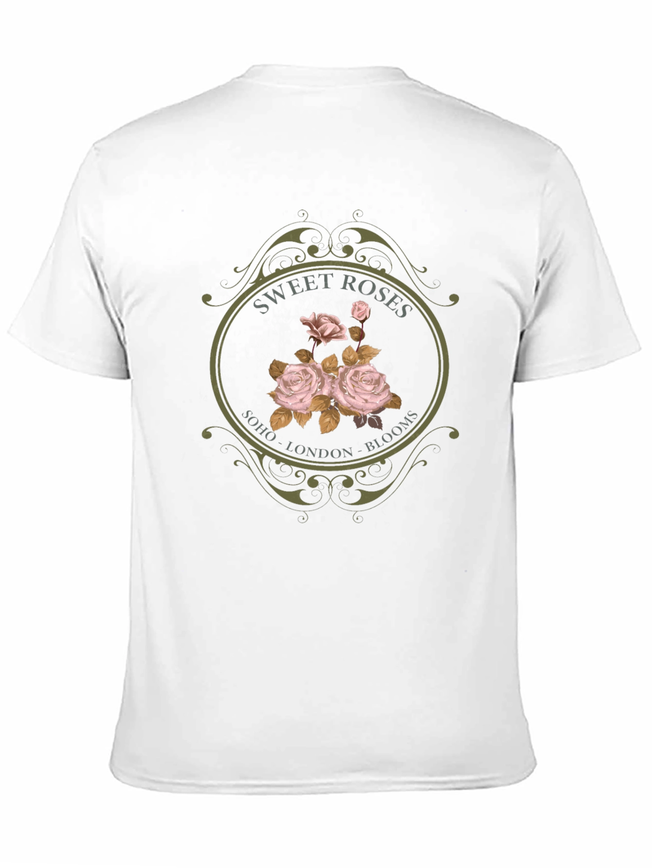 Sweet Roses Graphic T-Shirt - Soho London Blooms