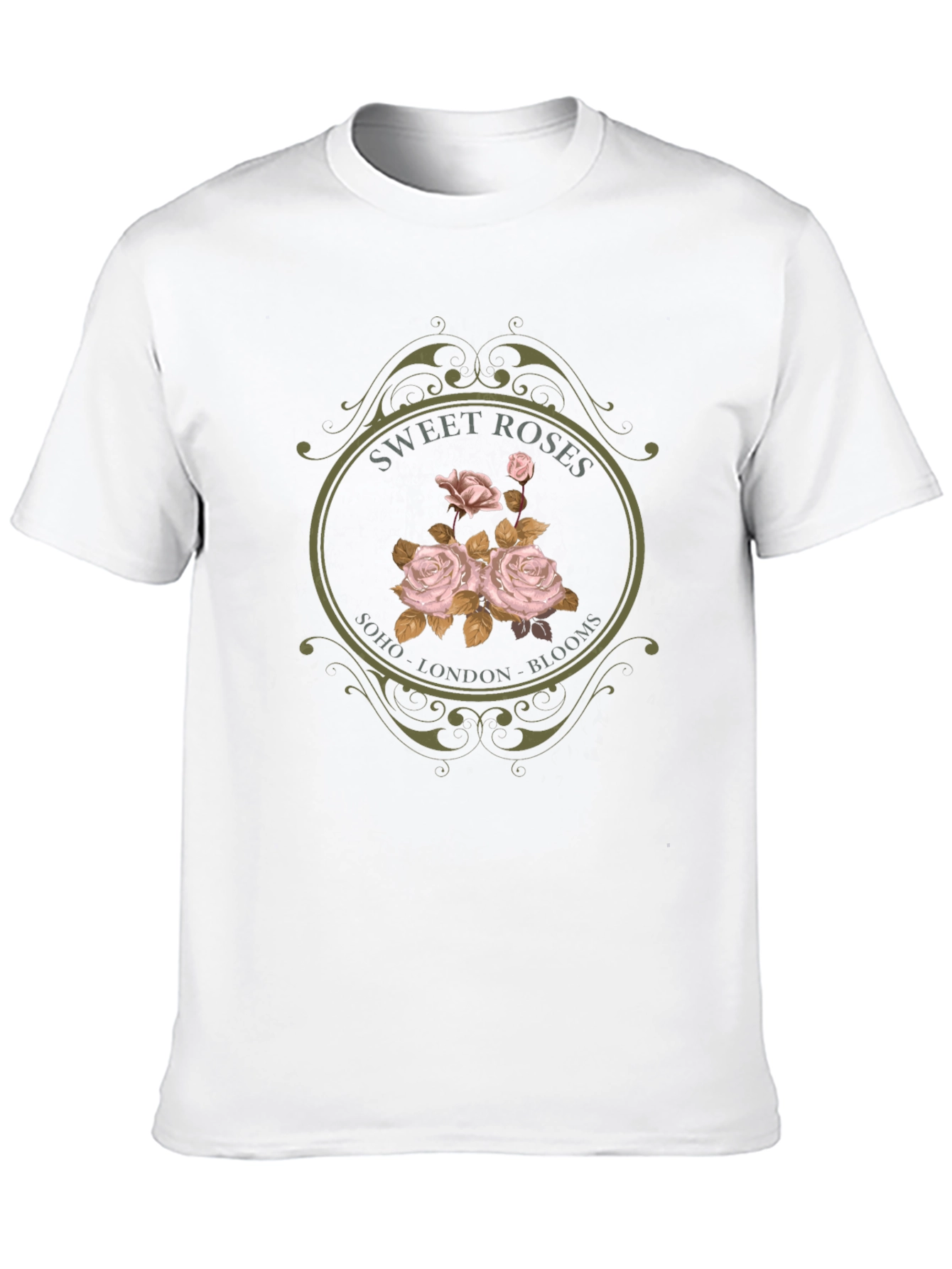 Sweet Roses Graphic T-Shirt - Soho London Blooms