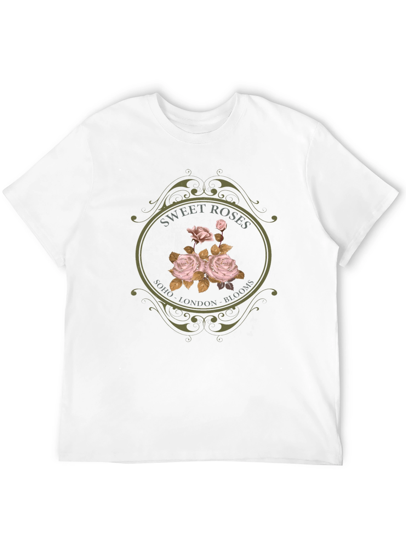 Sweet Roses Graphic T-Shirt - Soho London Blooms
