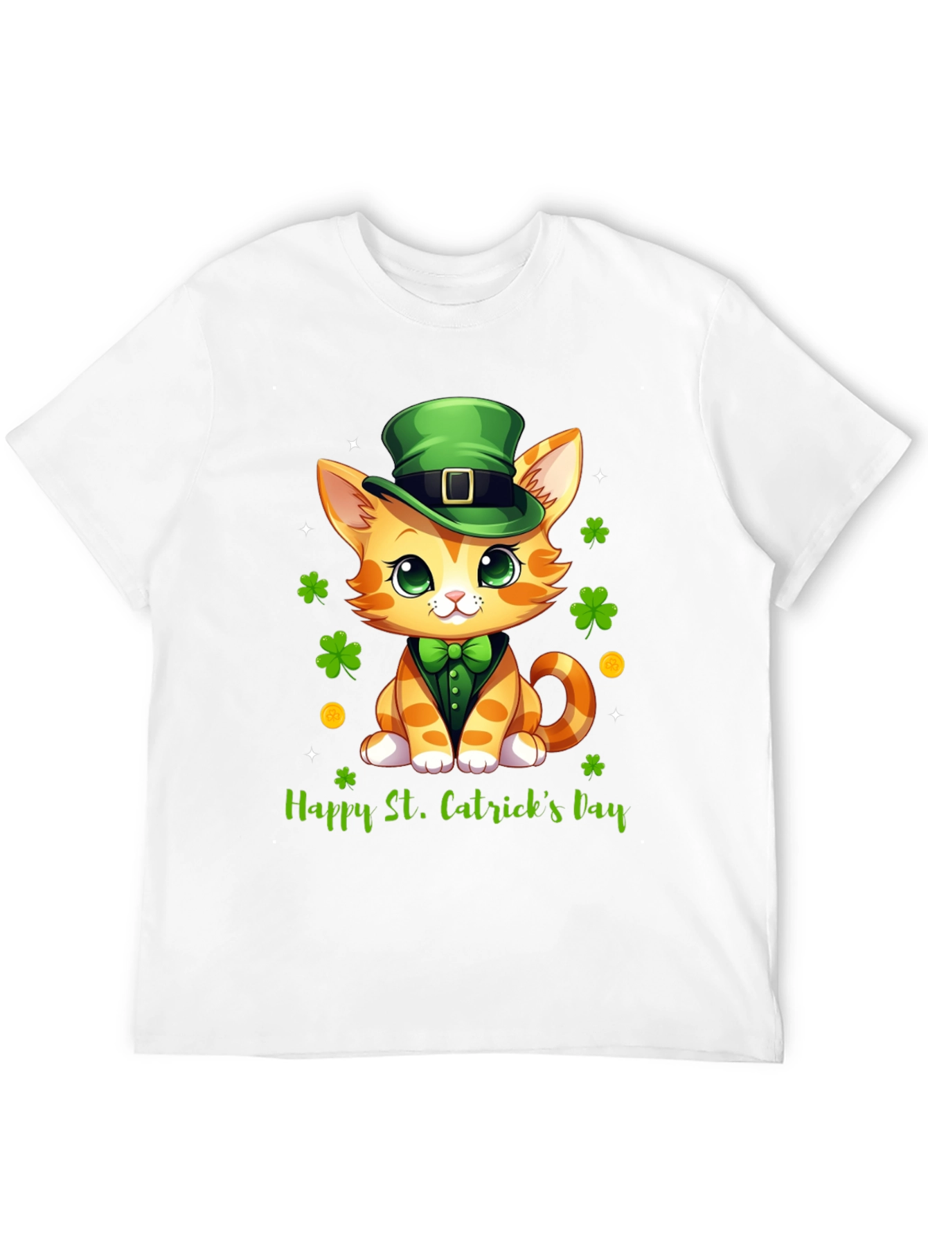 St. Patricks Day Cat T-Shirt