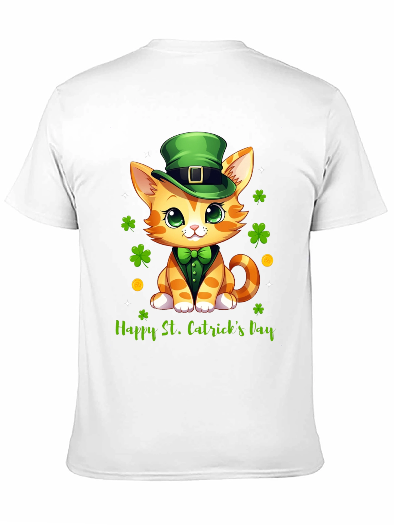 St. Patricks Day Cat T-Shirt
