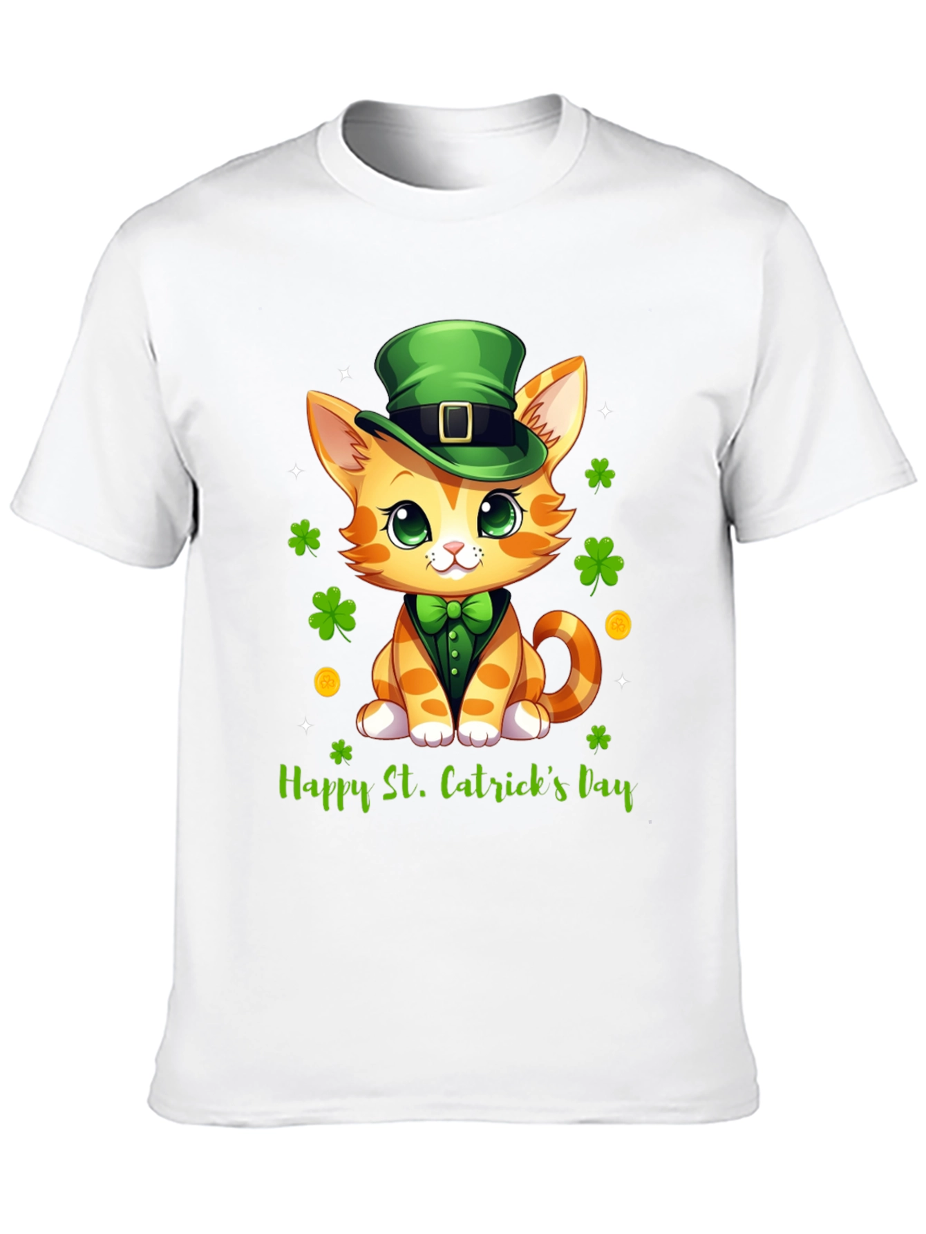 St. Patricks Day Cat T-Shirt