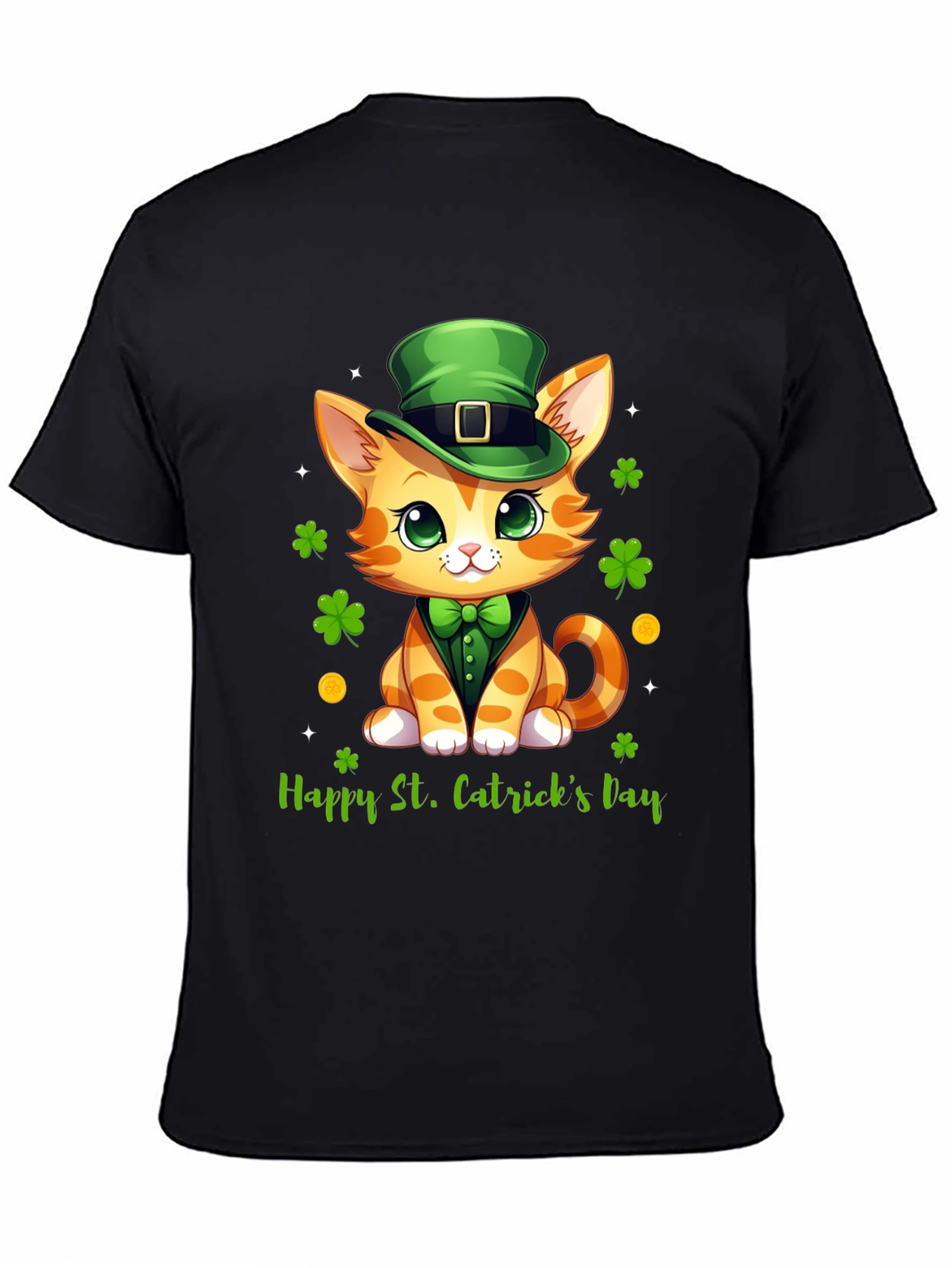 St. Patricks Day Cat T-Shirt