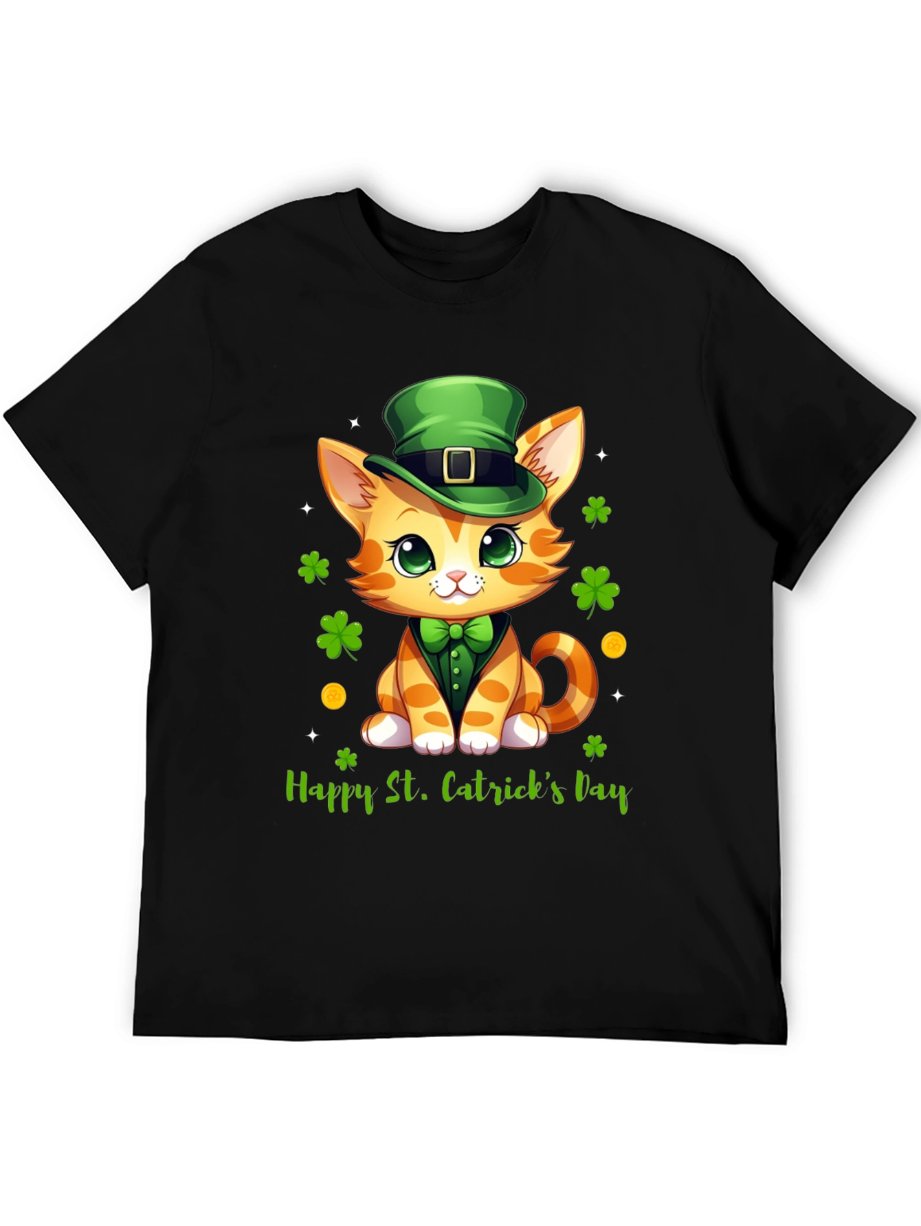 St. Patricks Day Cat T-Shirt
