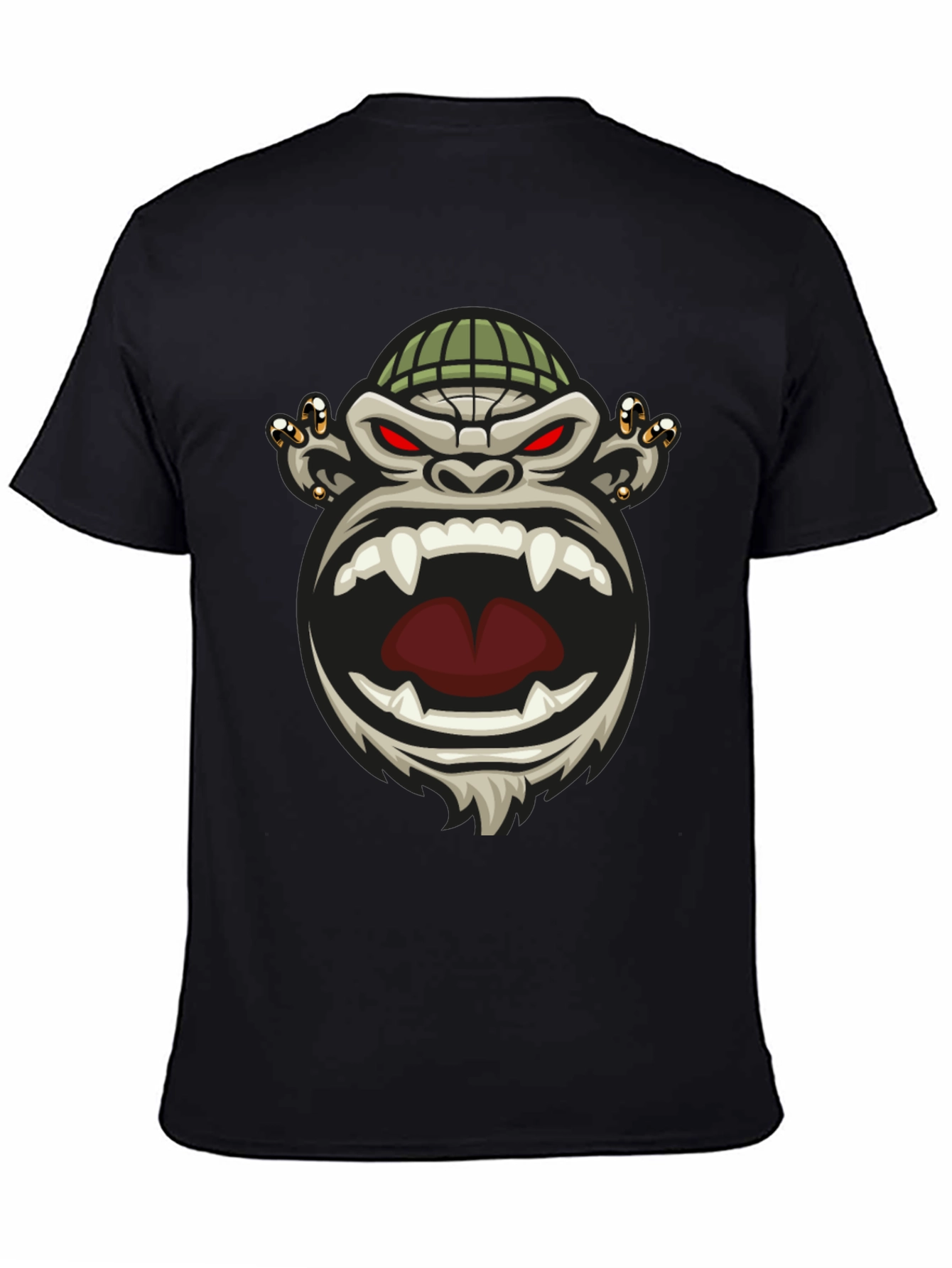 Cool Gorilla Graphic Tee - Mens Black T-Shirt