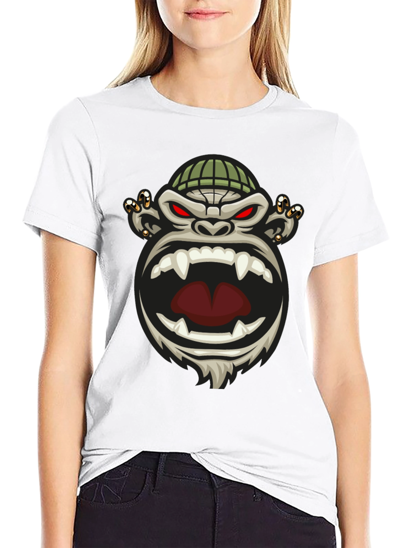 Cool Gorilla Graphic Tee - Mens Black T-Shirt