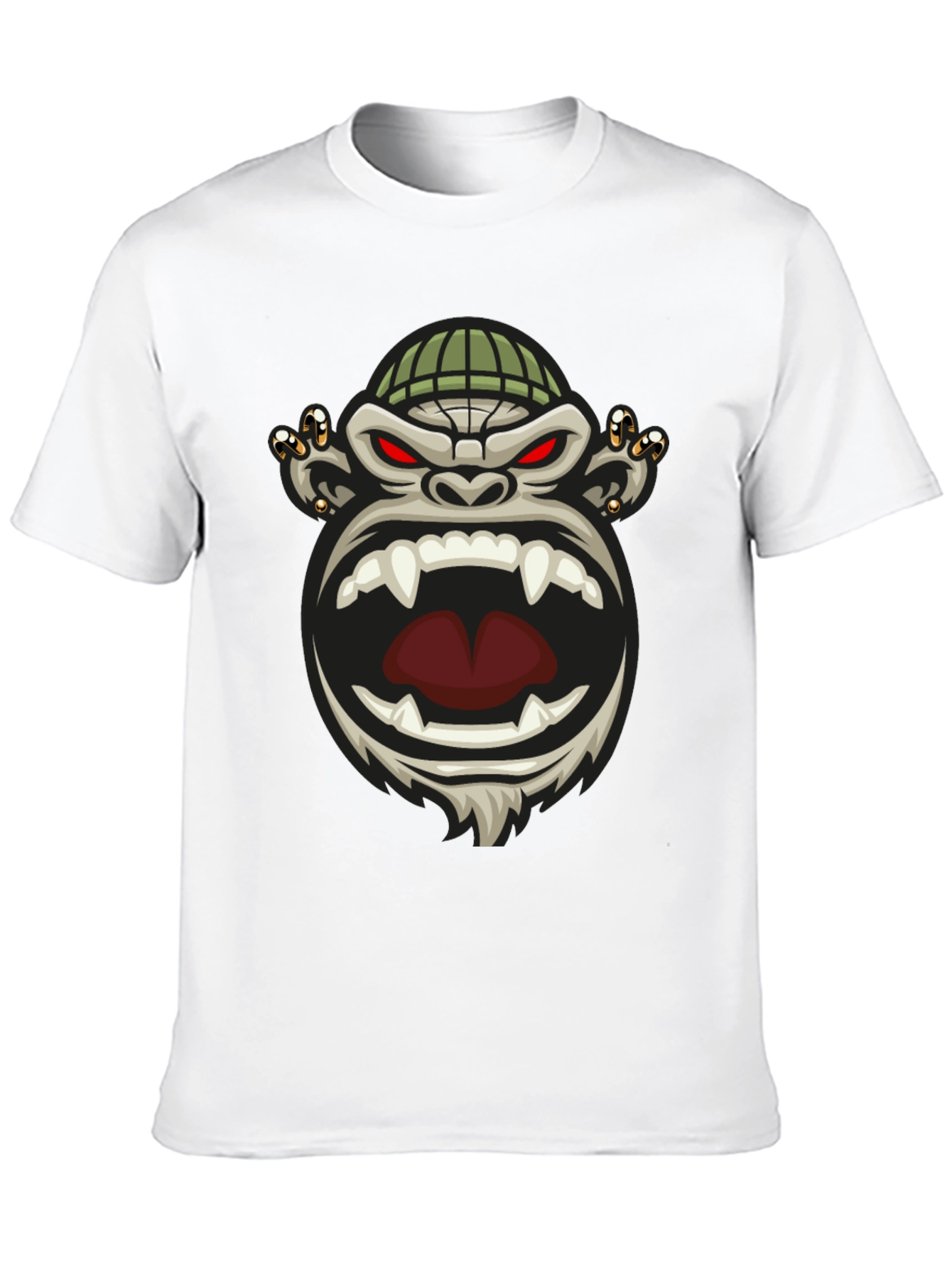 Cool Gorilla Graphic Tee - Mens Black T-Shirt