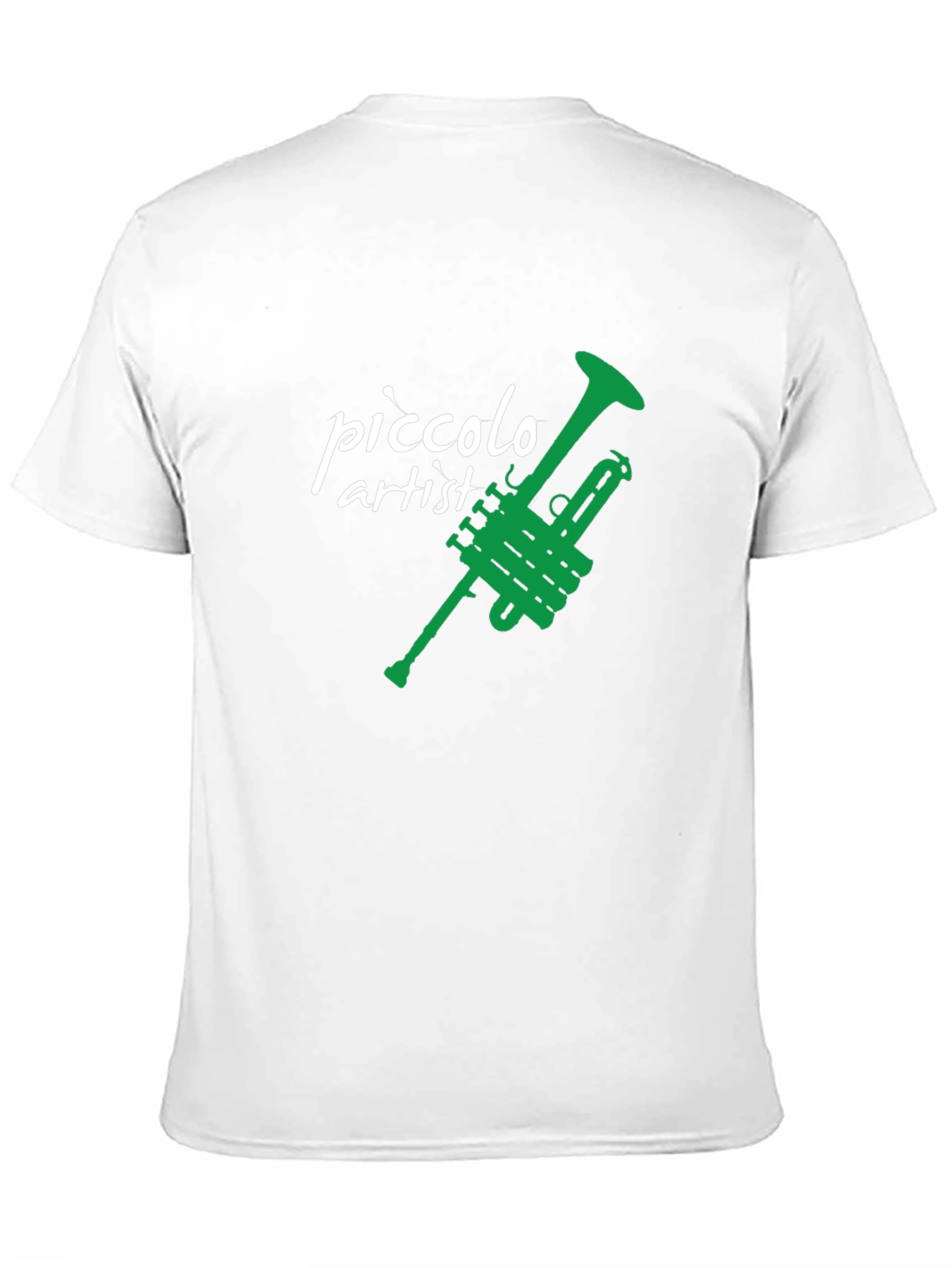 Piccolo Artist Black T-Shirt - Music Lover Gift