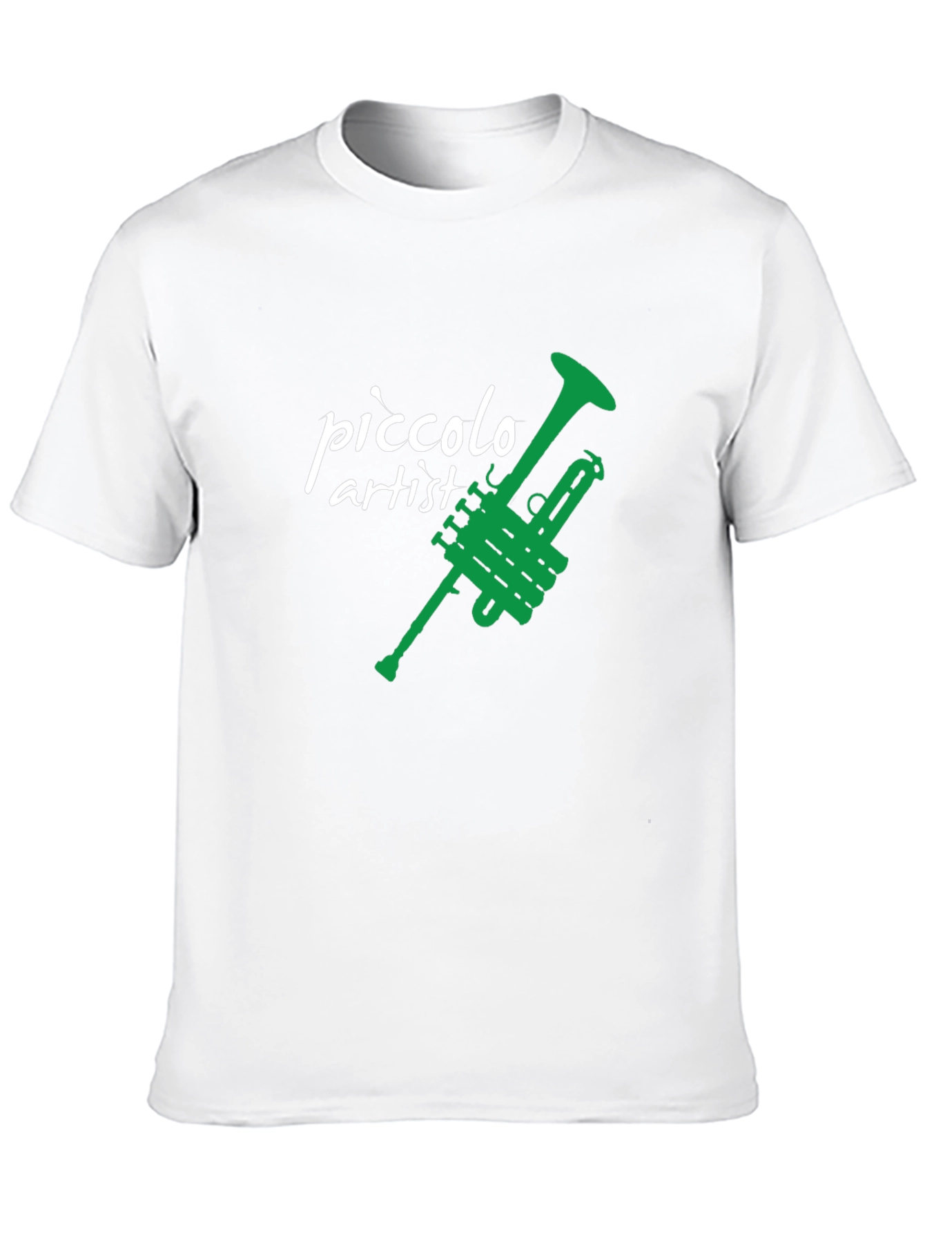 Piccolo Artist Black T-Shirt - Music Lover Gift