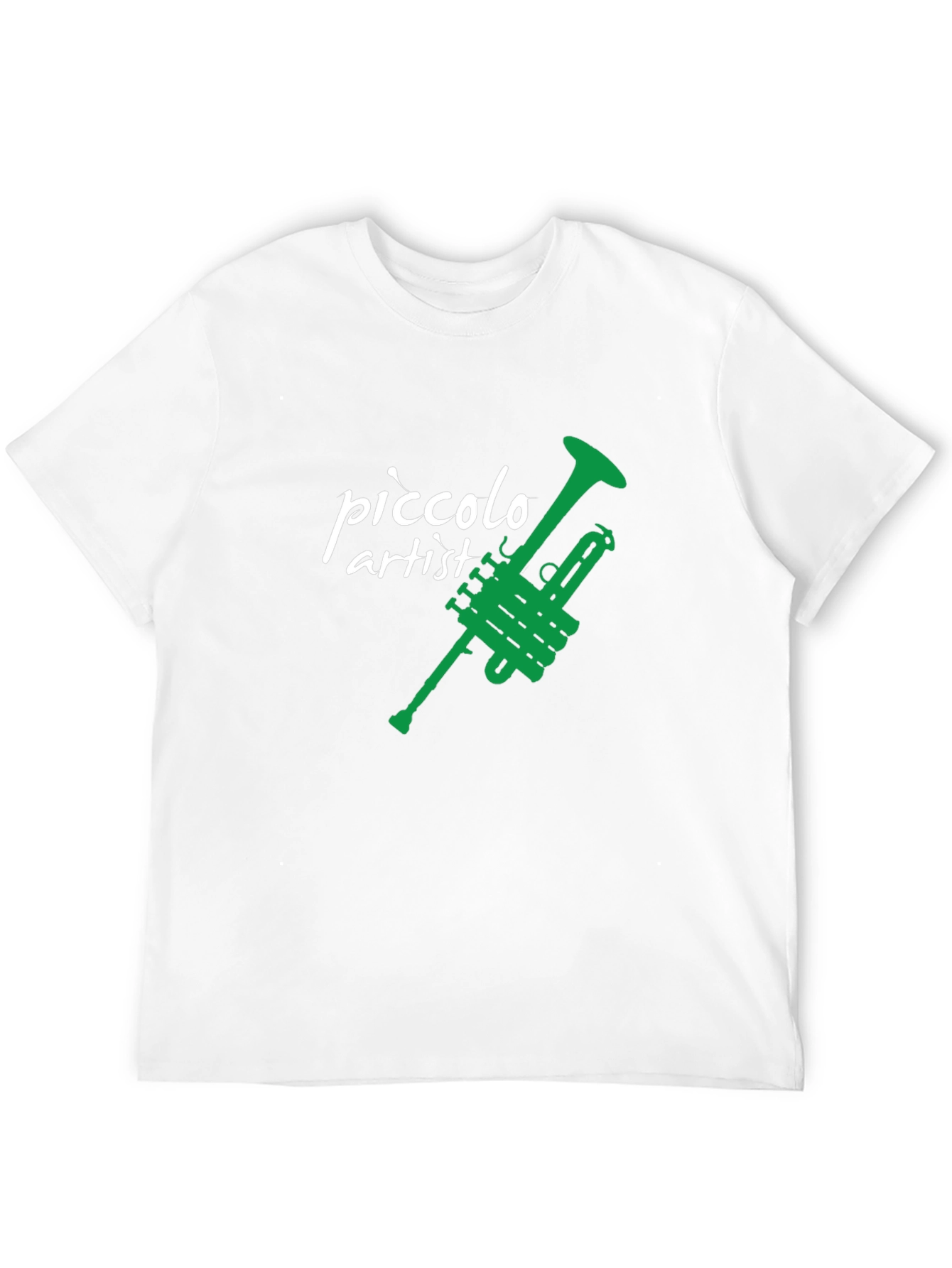 Piccolo Artist Black T-Shirt - Music Lover Gift