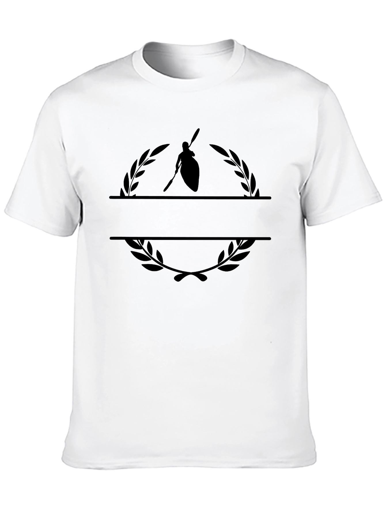 Paddler Laurel T-Shirt - Kayak & Canoe Lover