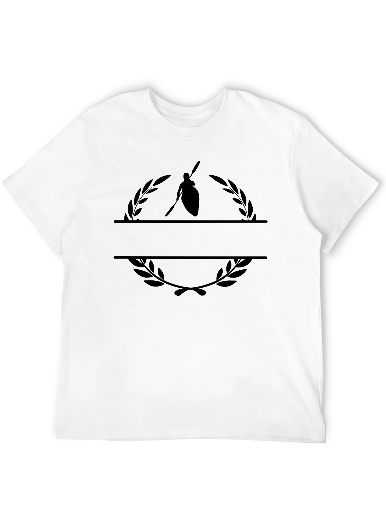 Paddler Laurel T-Shirt - Kayak & Canoe Lover