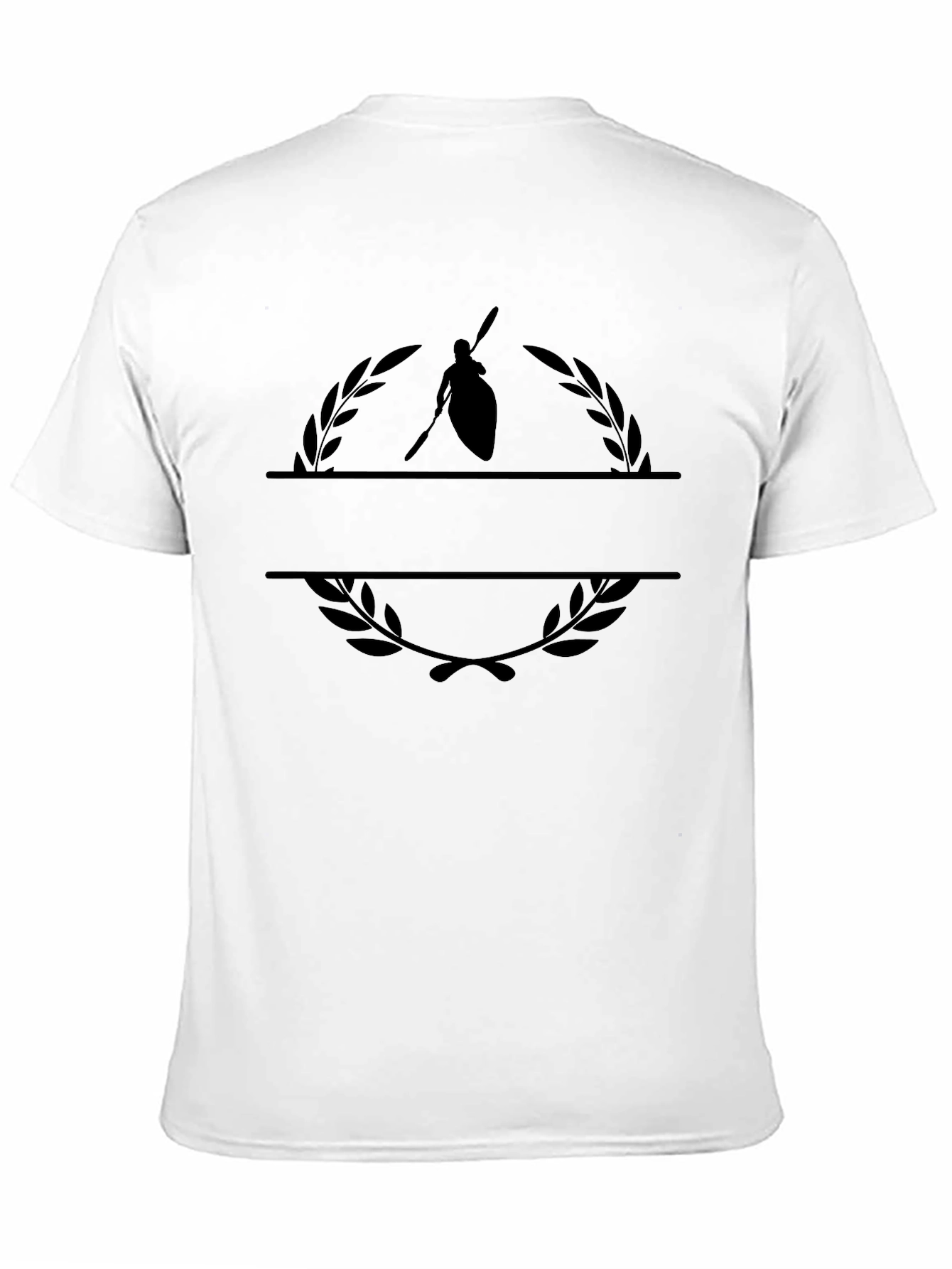 Paddler Laurel T-Shirt - Kayak & Canoe Lover