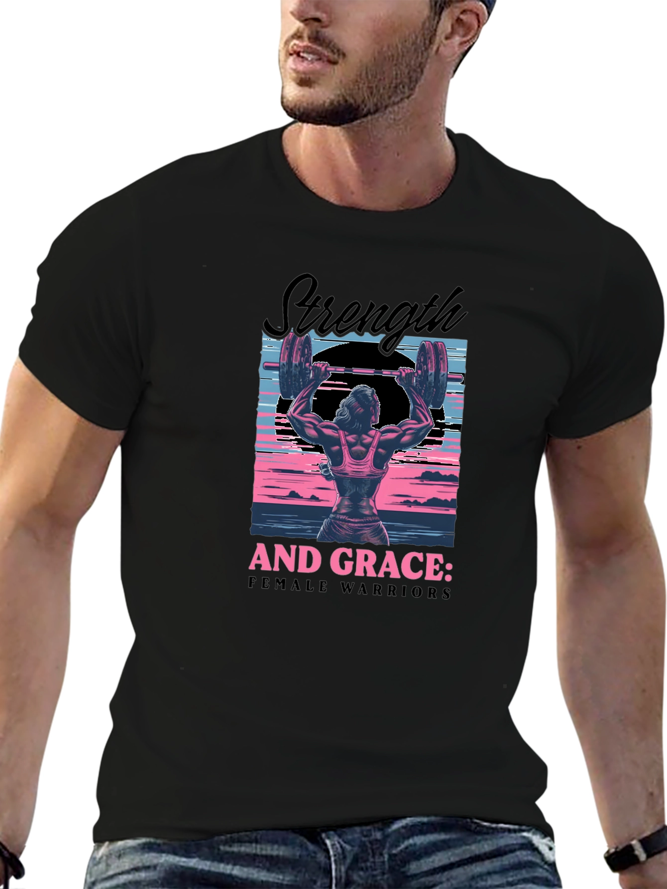 Strength and Grace Female Warriors Graphic T-Shirt