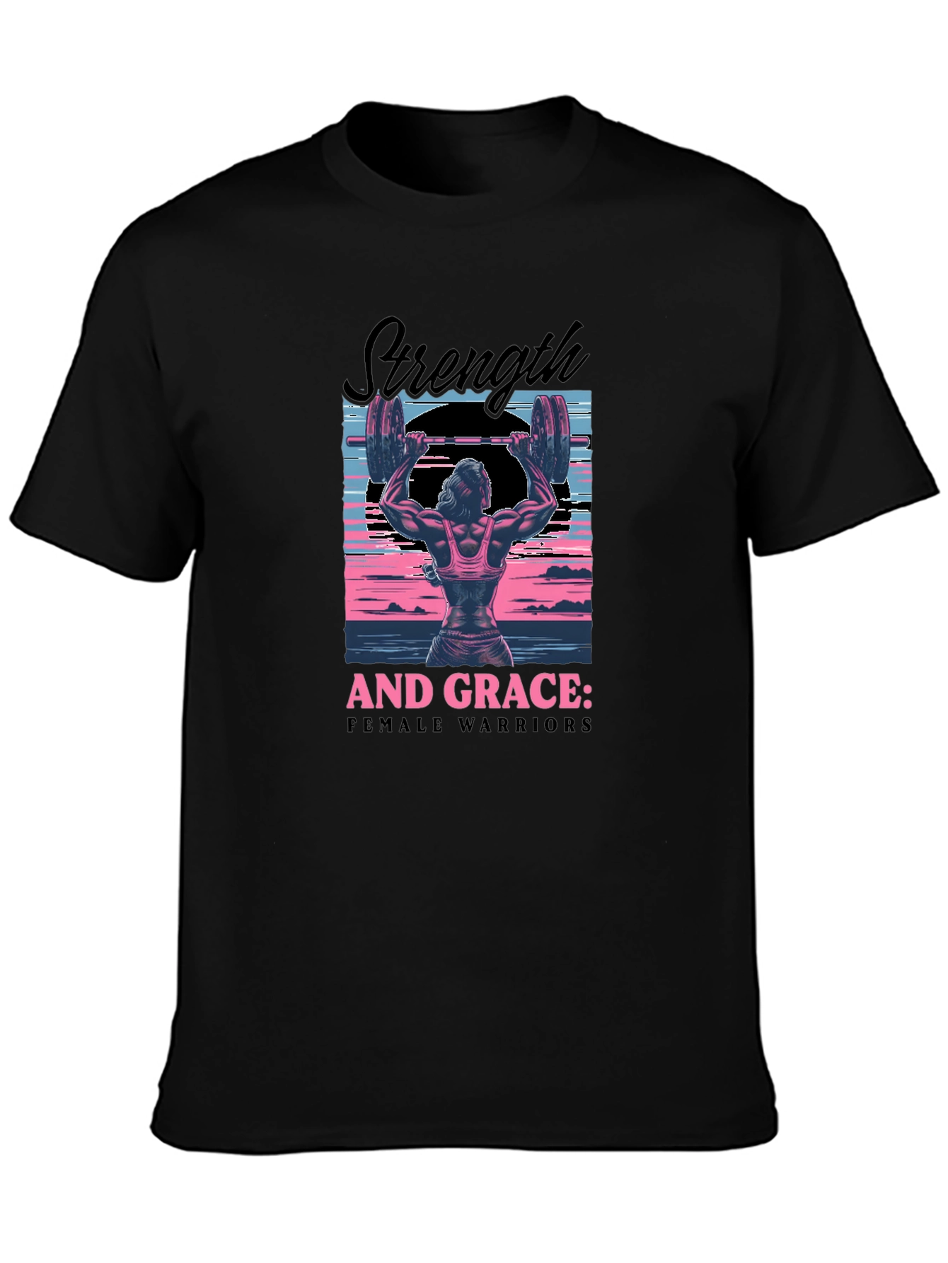 Strength and Grace Female Warriors Graphic T-Shirt
