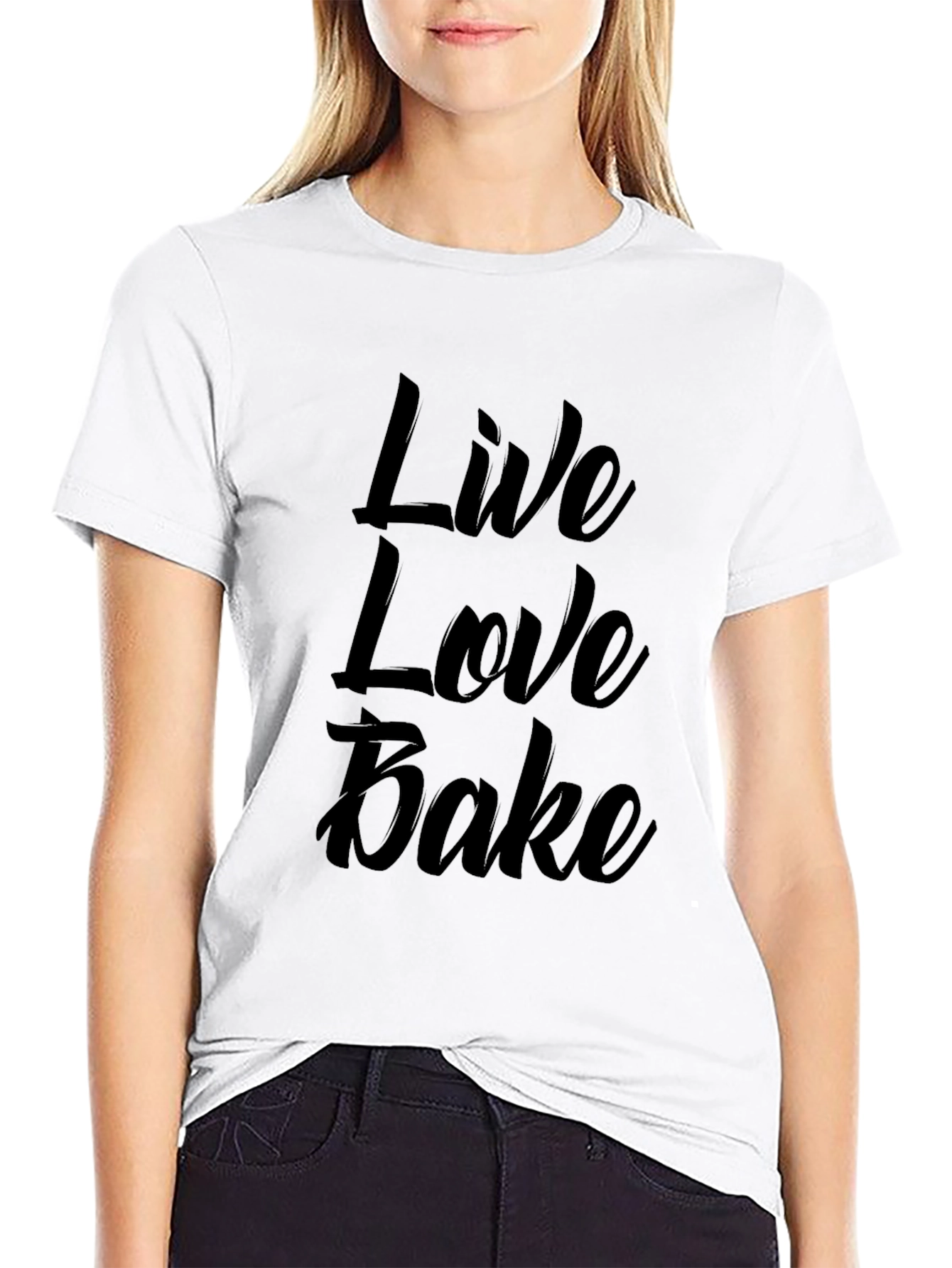Live Love Bake T-Shirt - Stylish Graphic Tee