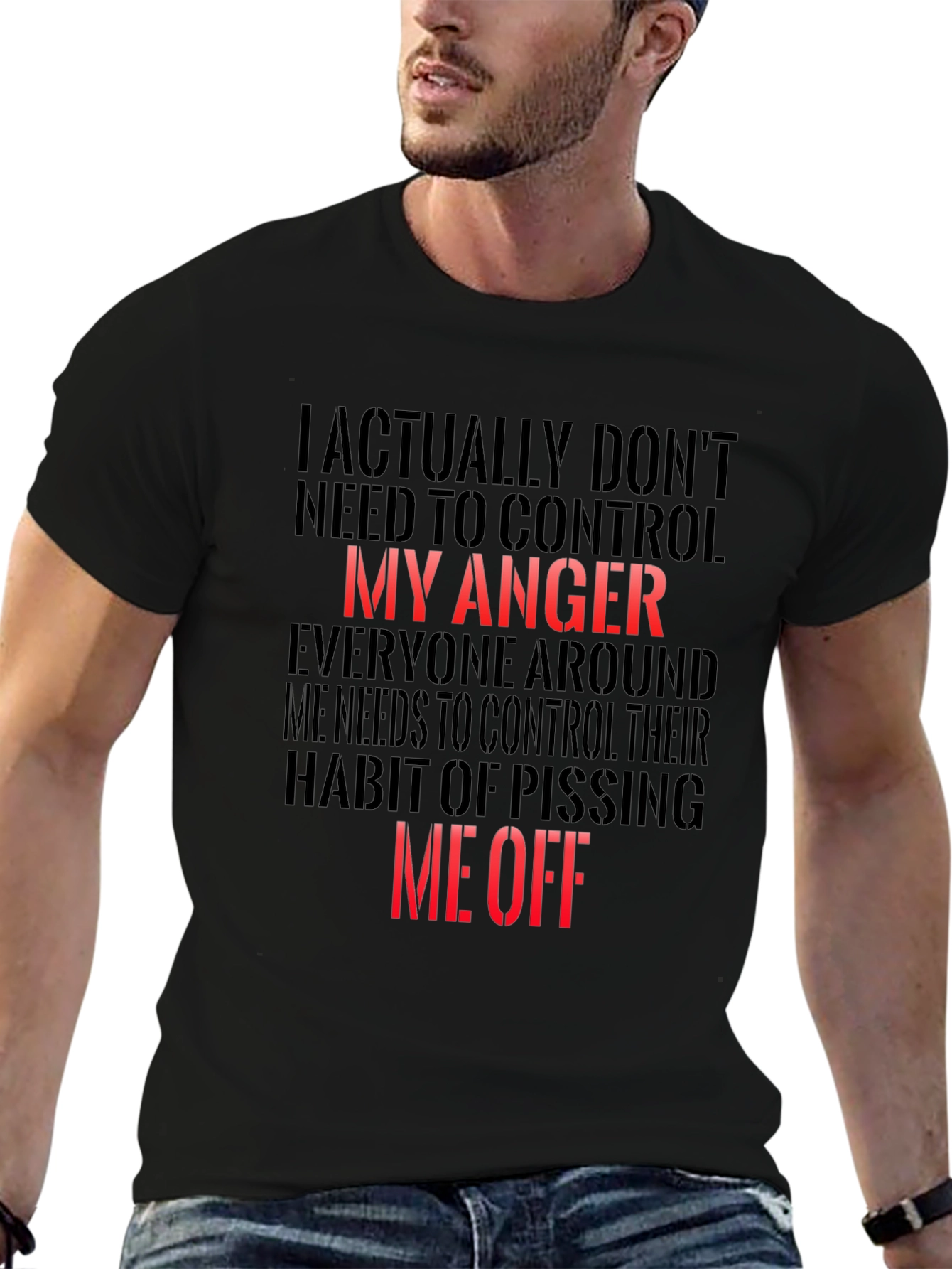 Funny Graphic T-Shirt - My Anger