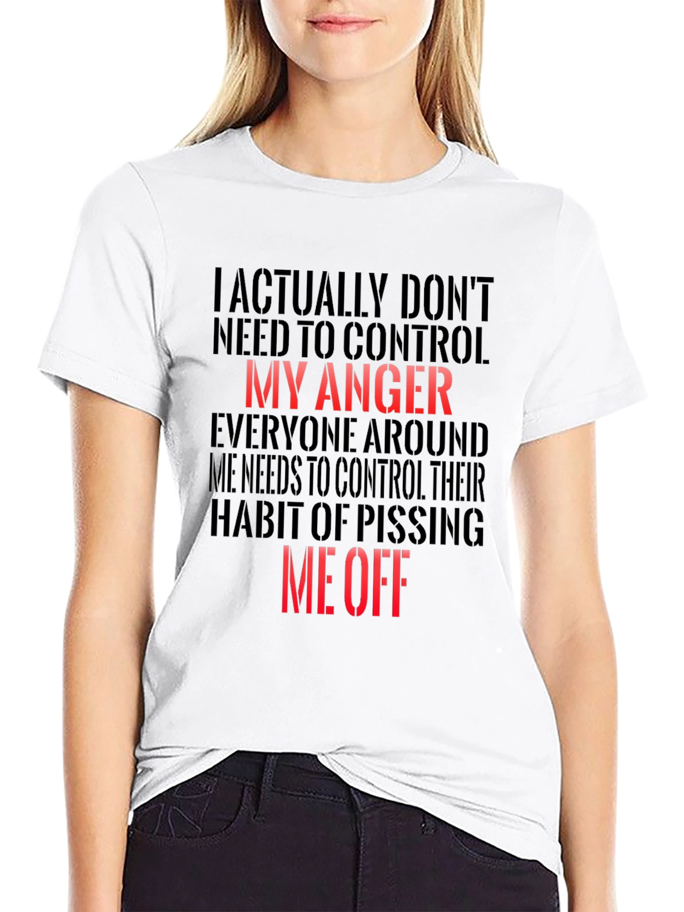 Funny Graphic T-Shirt - My Anger