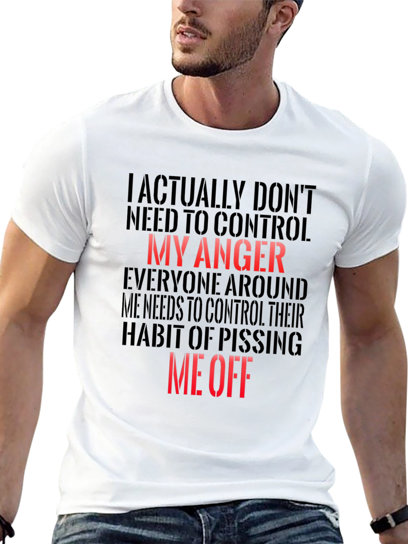 Funny Graphic T-Shirt - My Anger