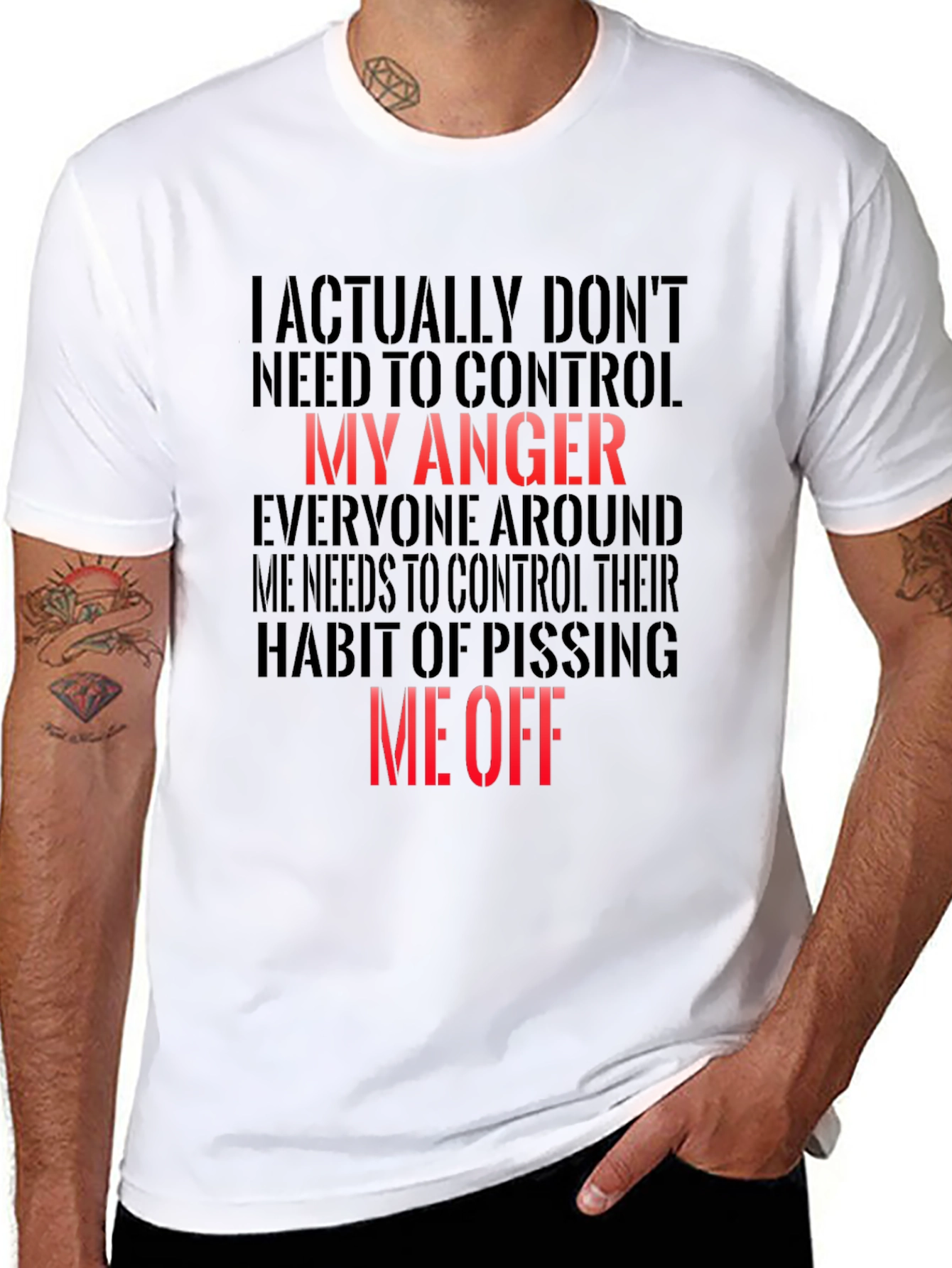 Funny Graphic T-Shirt - My Anger